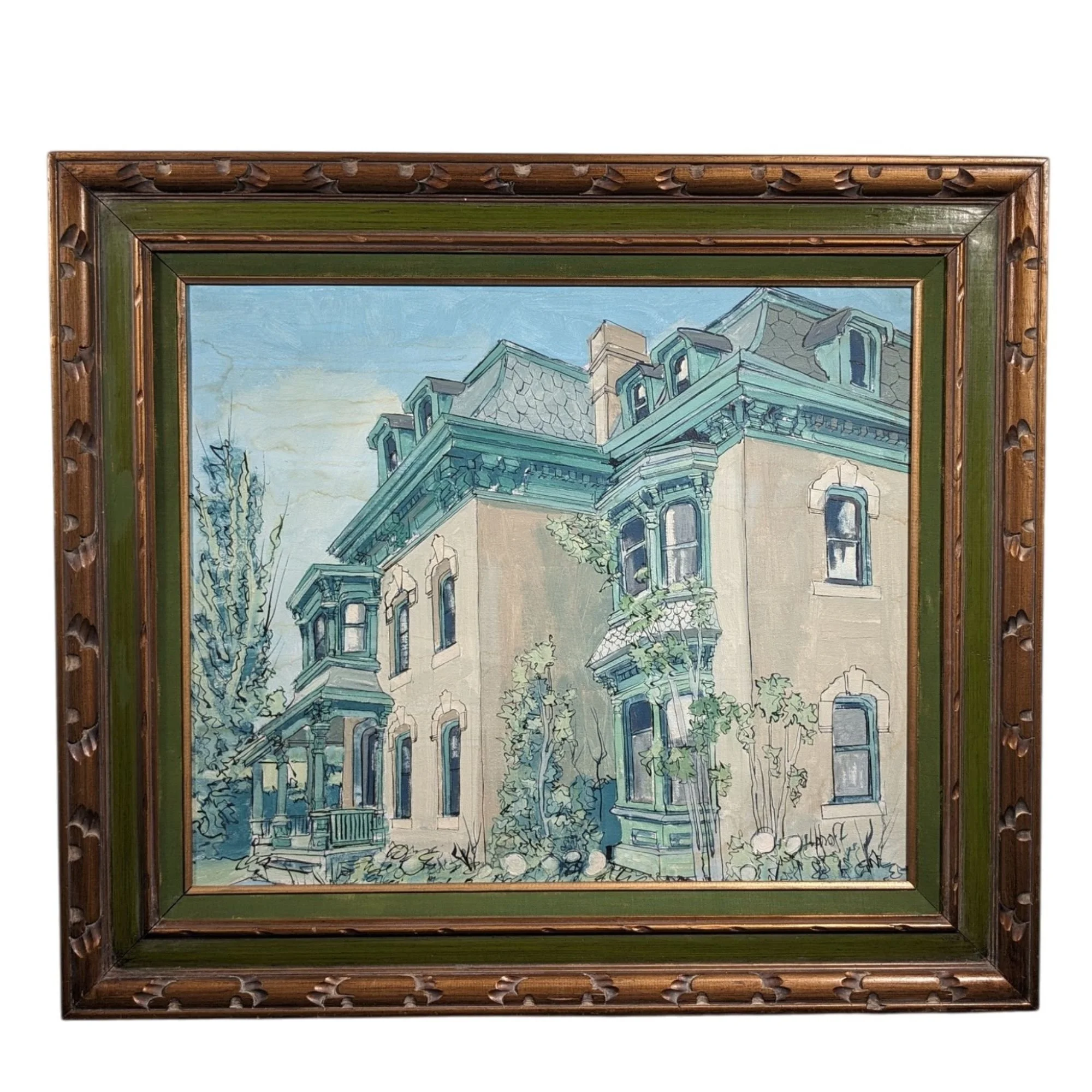 Victorian Study Watercolor Painting