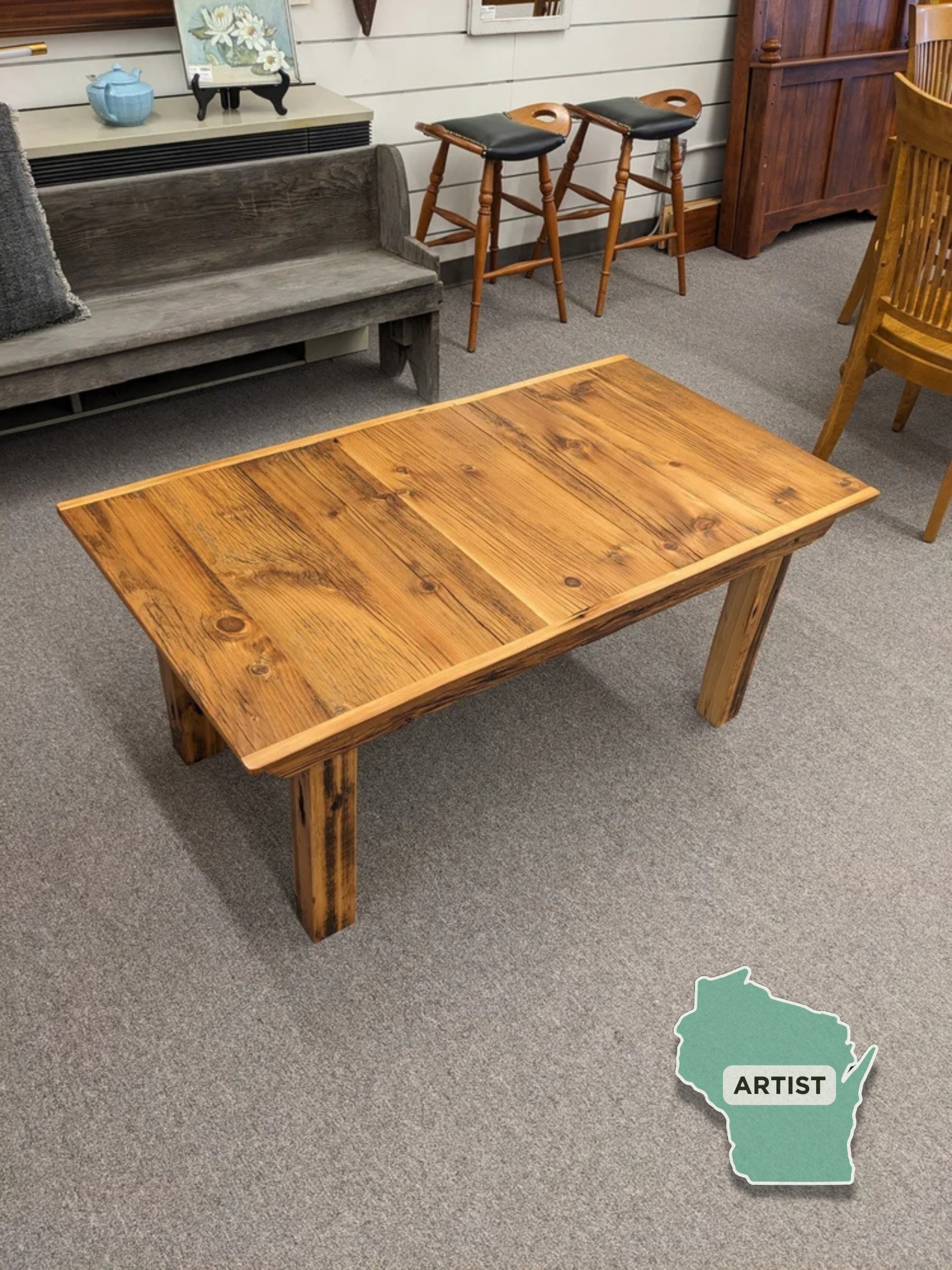 Handcrafted Barnwood Coffee Table