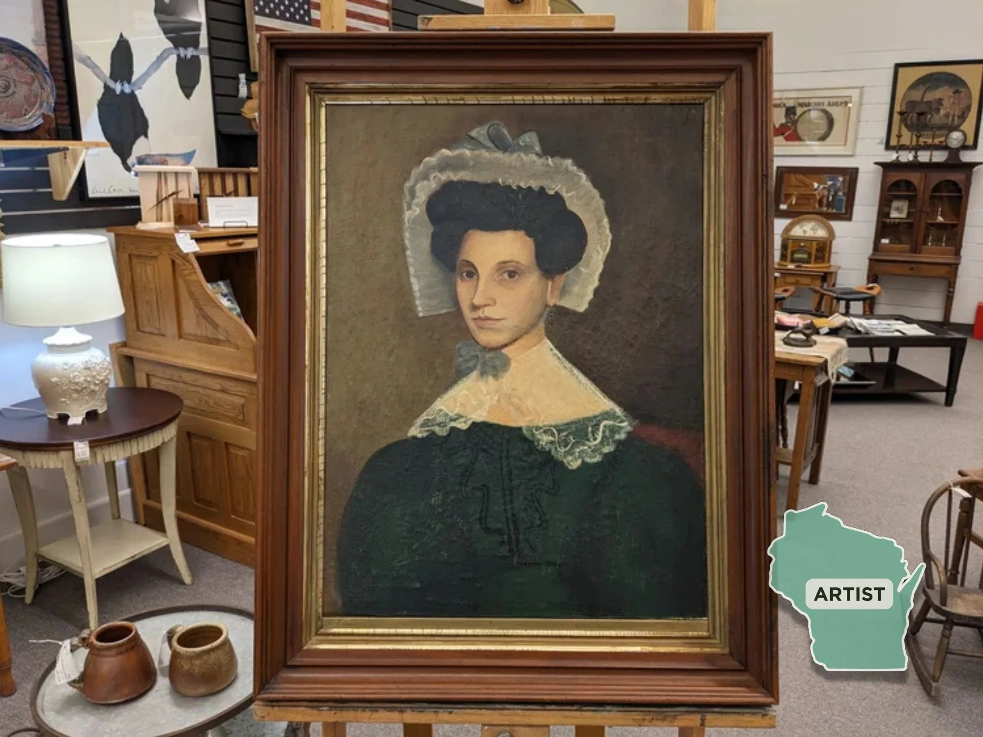 Anita Horton Oil Portrait by Jan Lindborg 
