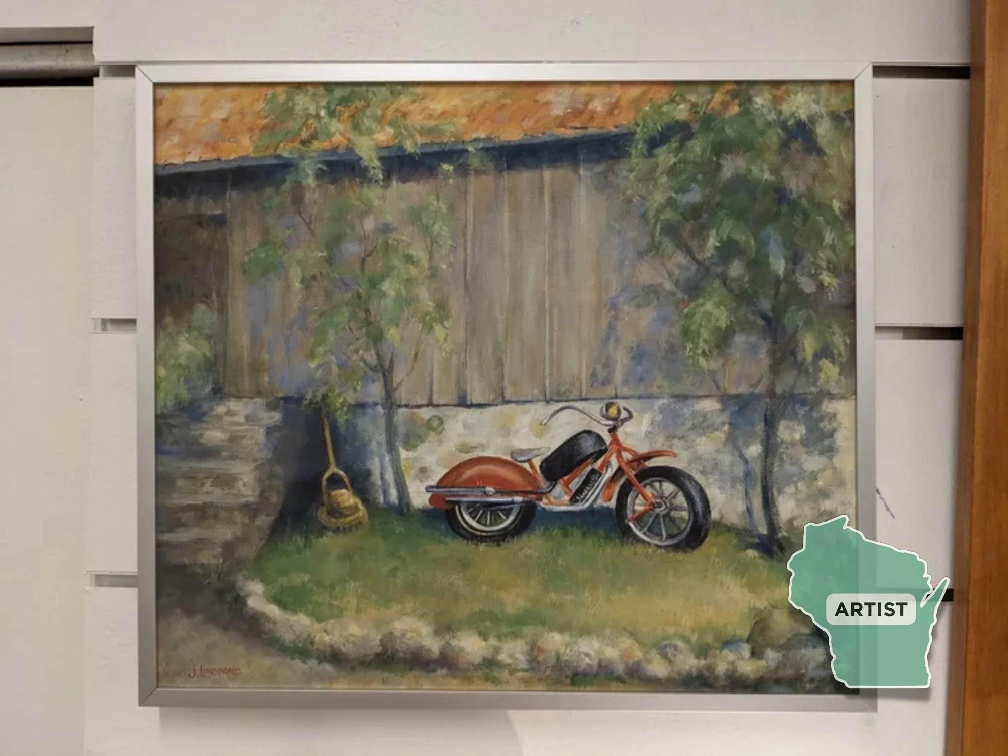 "Anomoly" Oil on Canvas by Jan Lindborg 