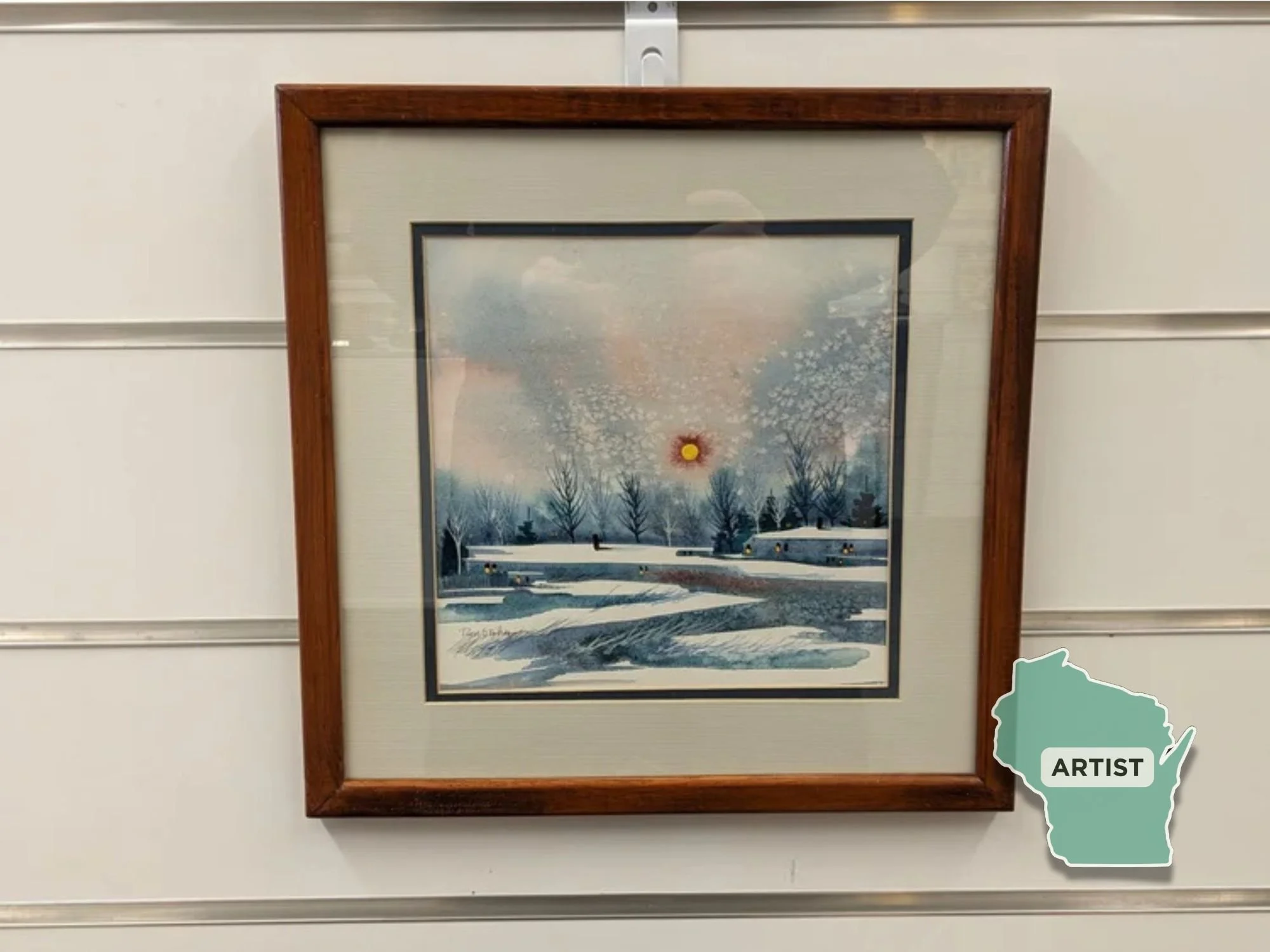 "Henry's Place" Watercolor by R. Stokes