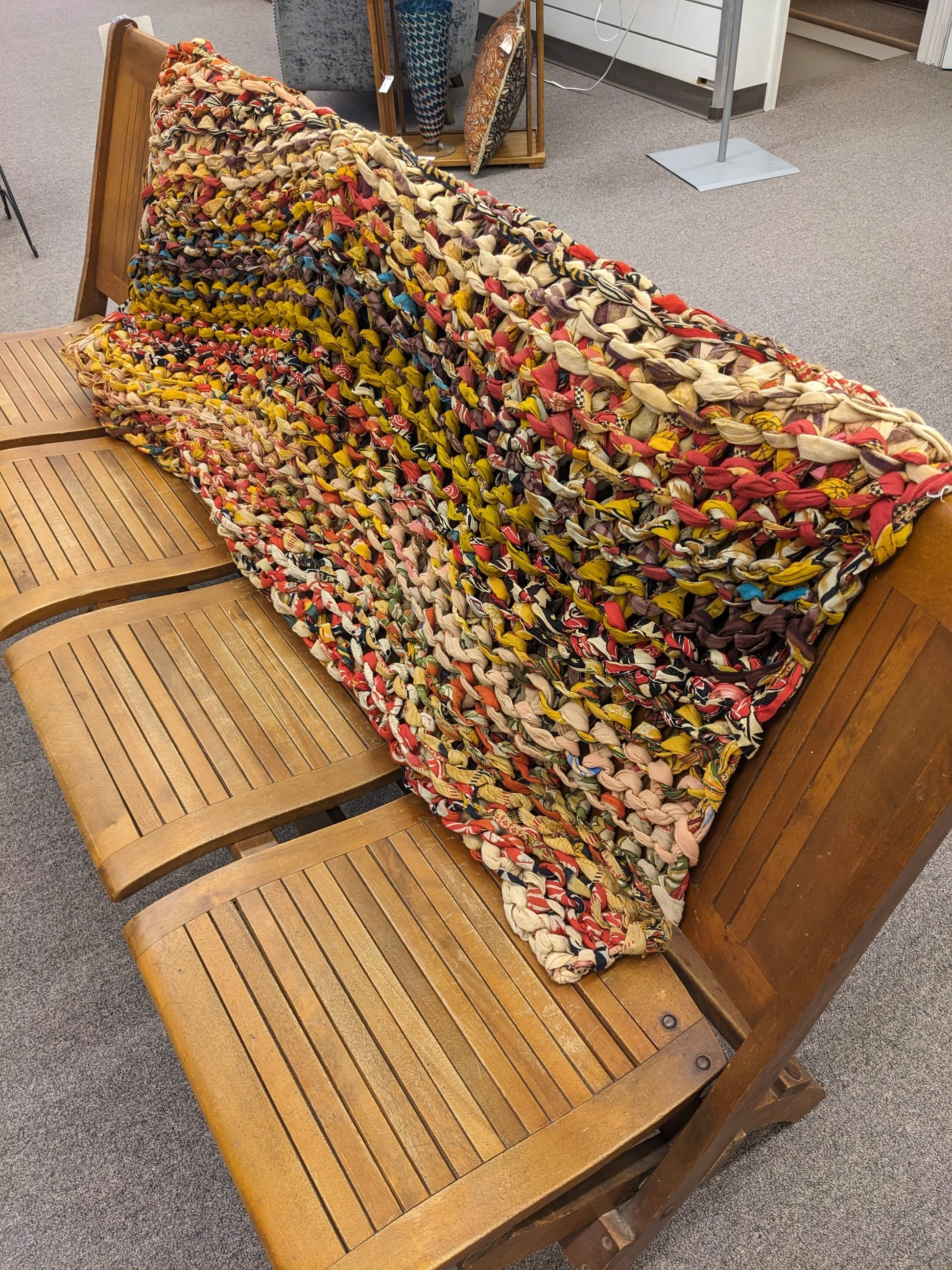 Handmade Sari Throw Blanket