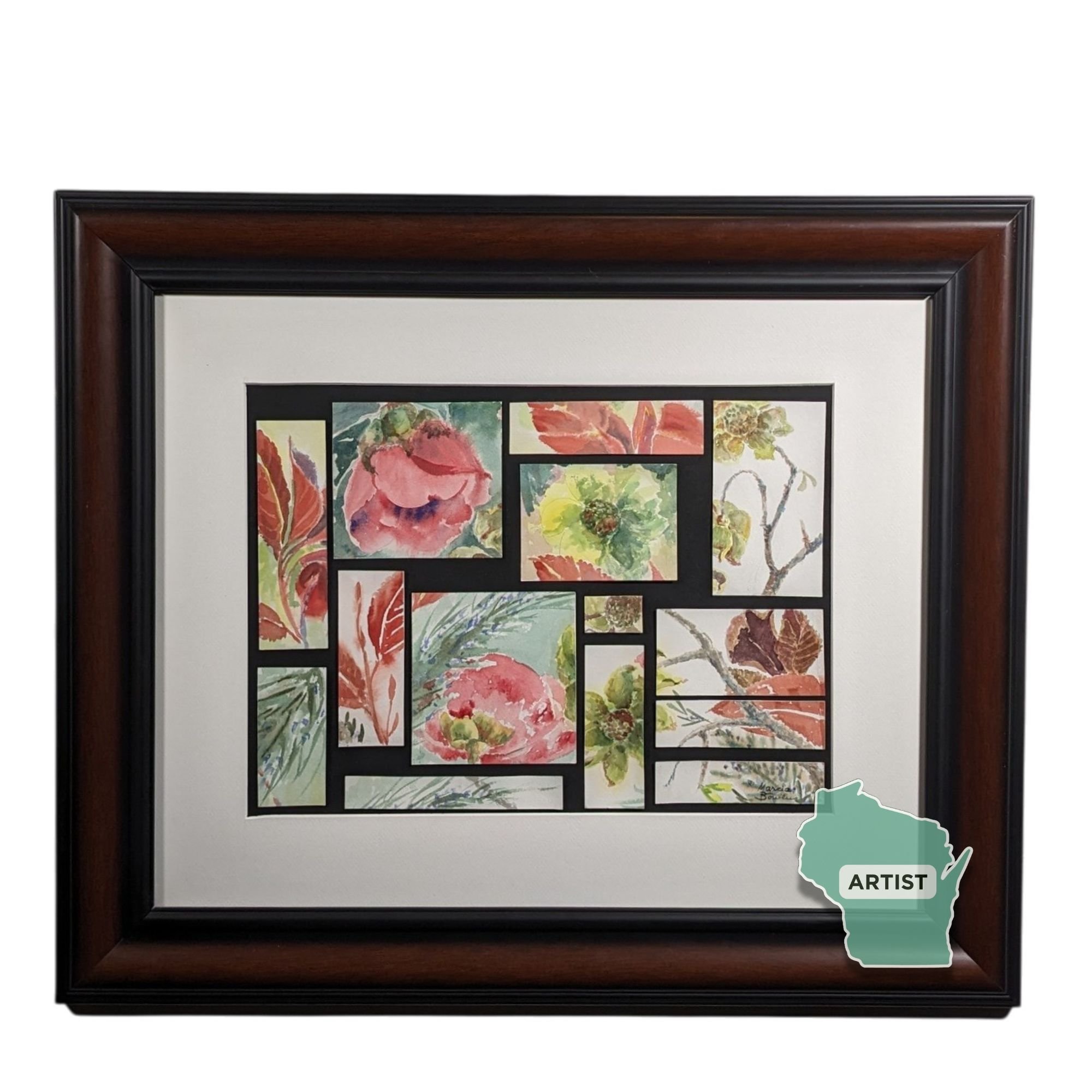 M. Bowlus Original Floral Watercolor