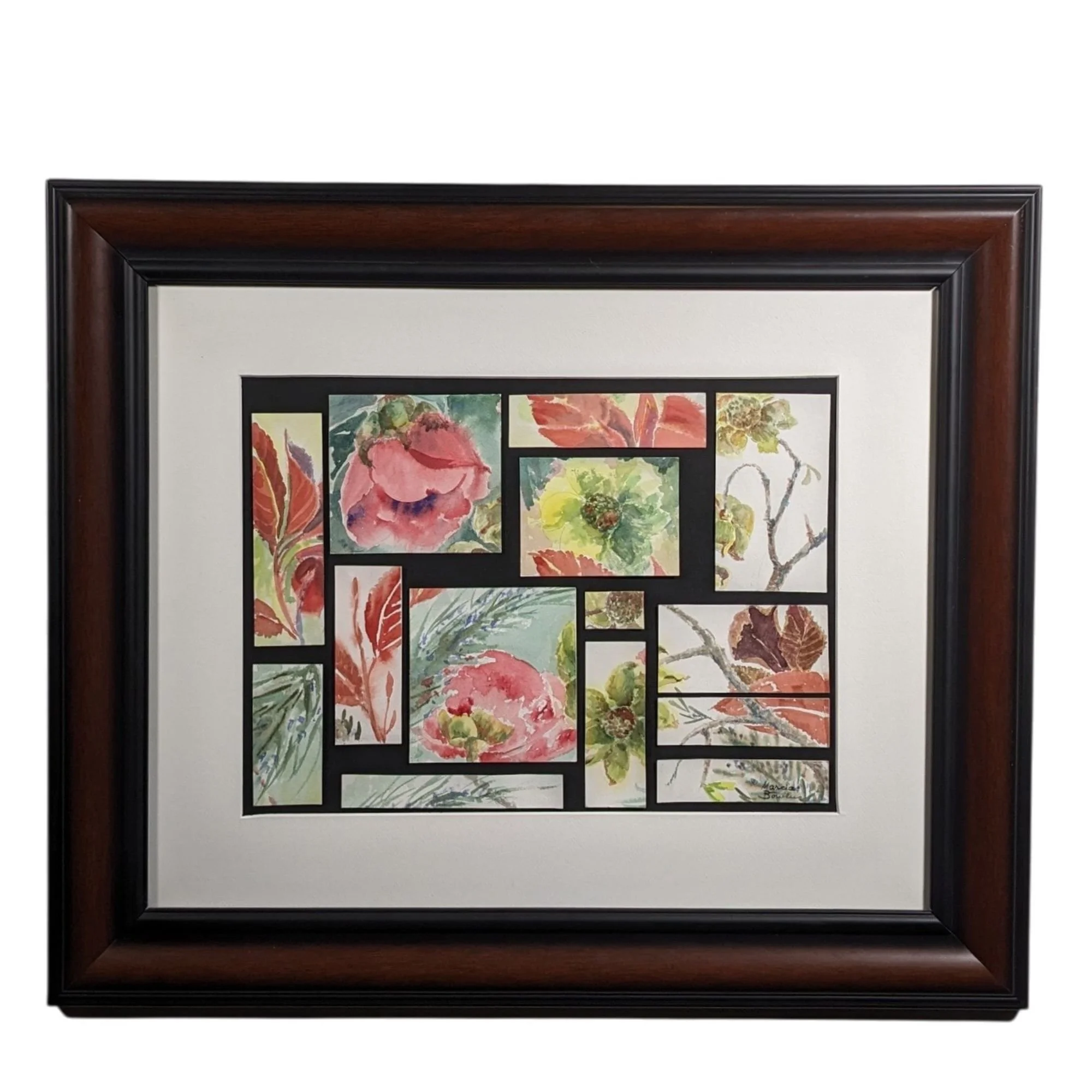 M. Bowlus Original Floral Watercolor