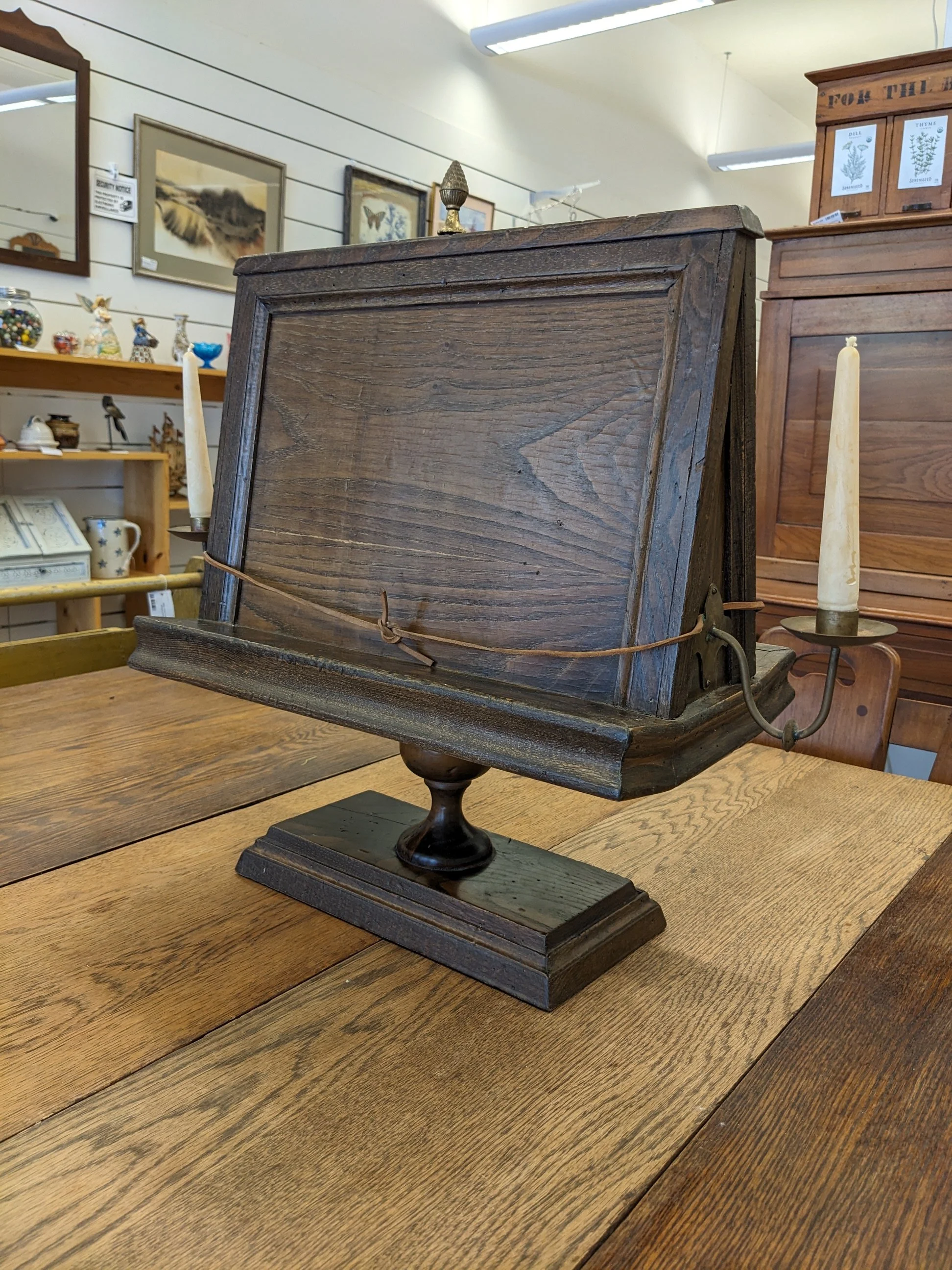 Vintage Double-Sided Lectern/Bible Stand