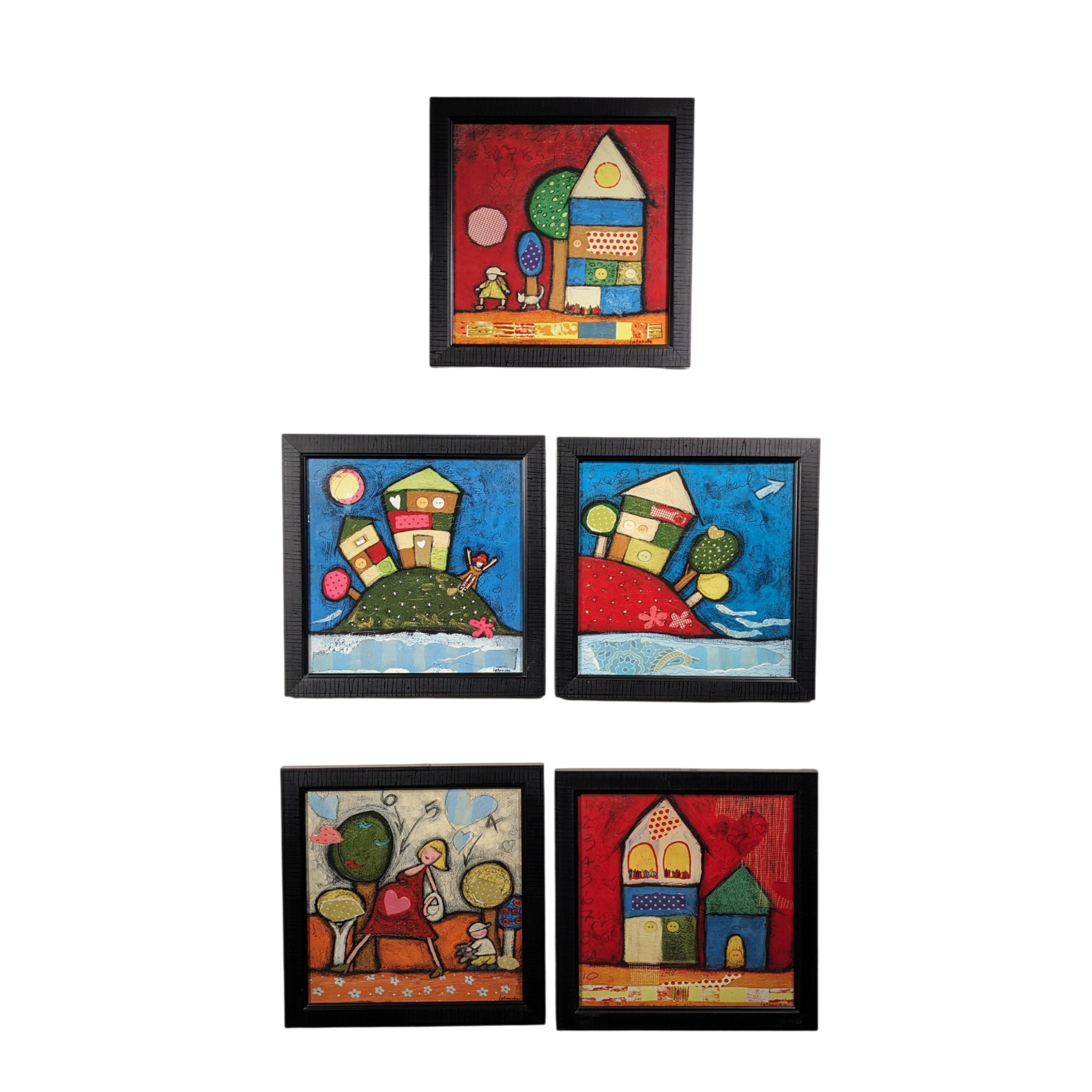 5Pc M. Latouche Children's Prints