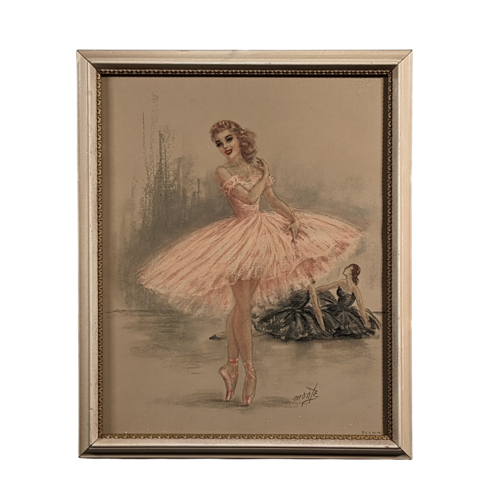 Vintage Ballerina Print