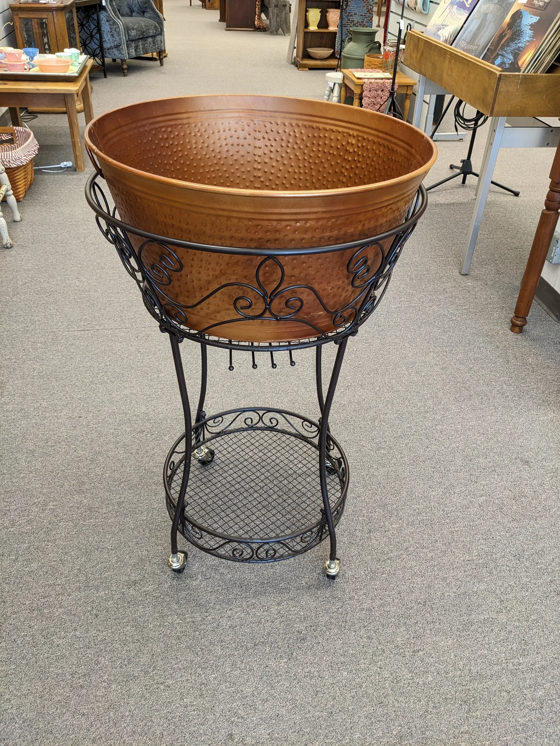 Rolling Outdoor Beverage Tub