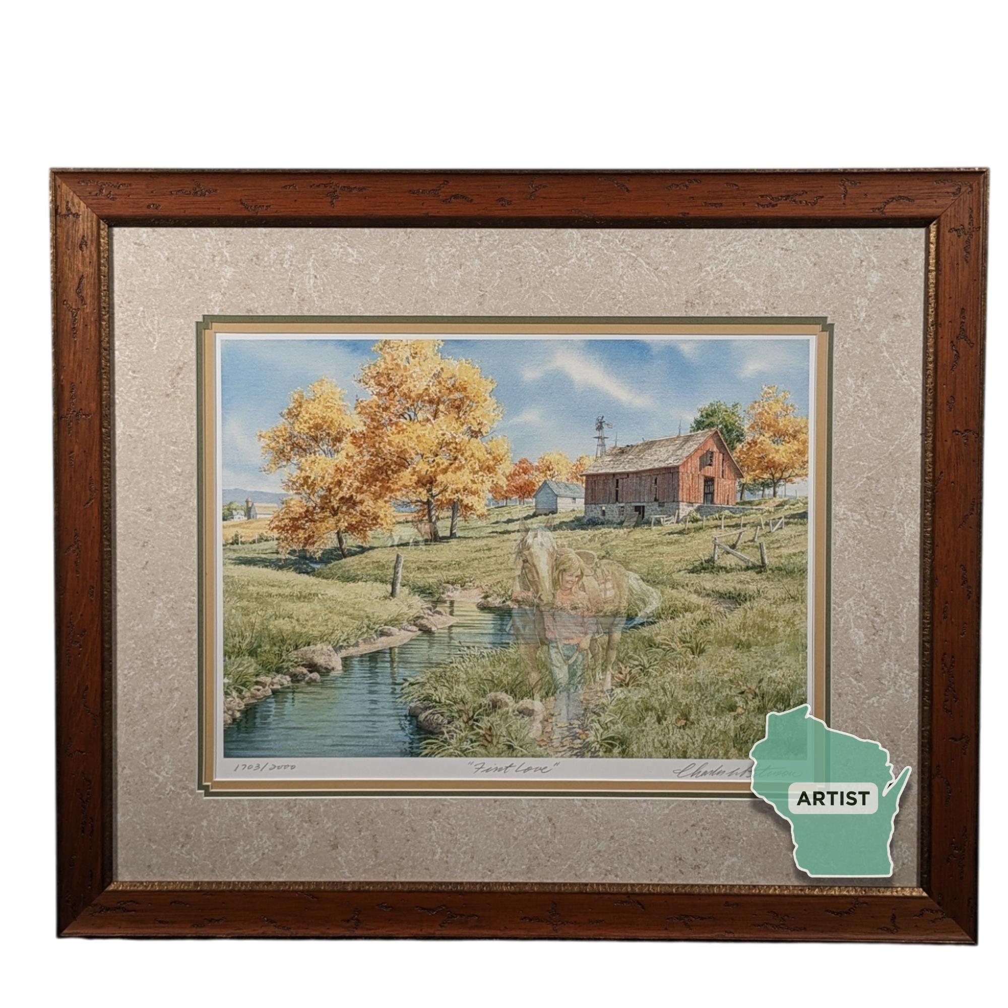 C. Peterson "First Love" LE Print