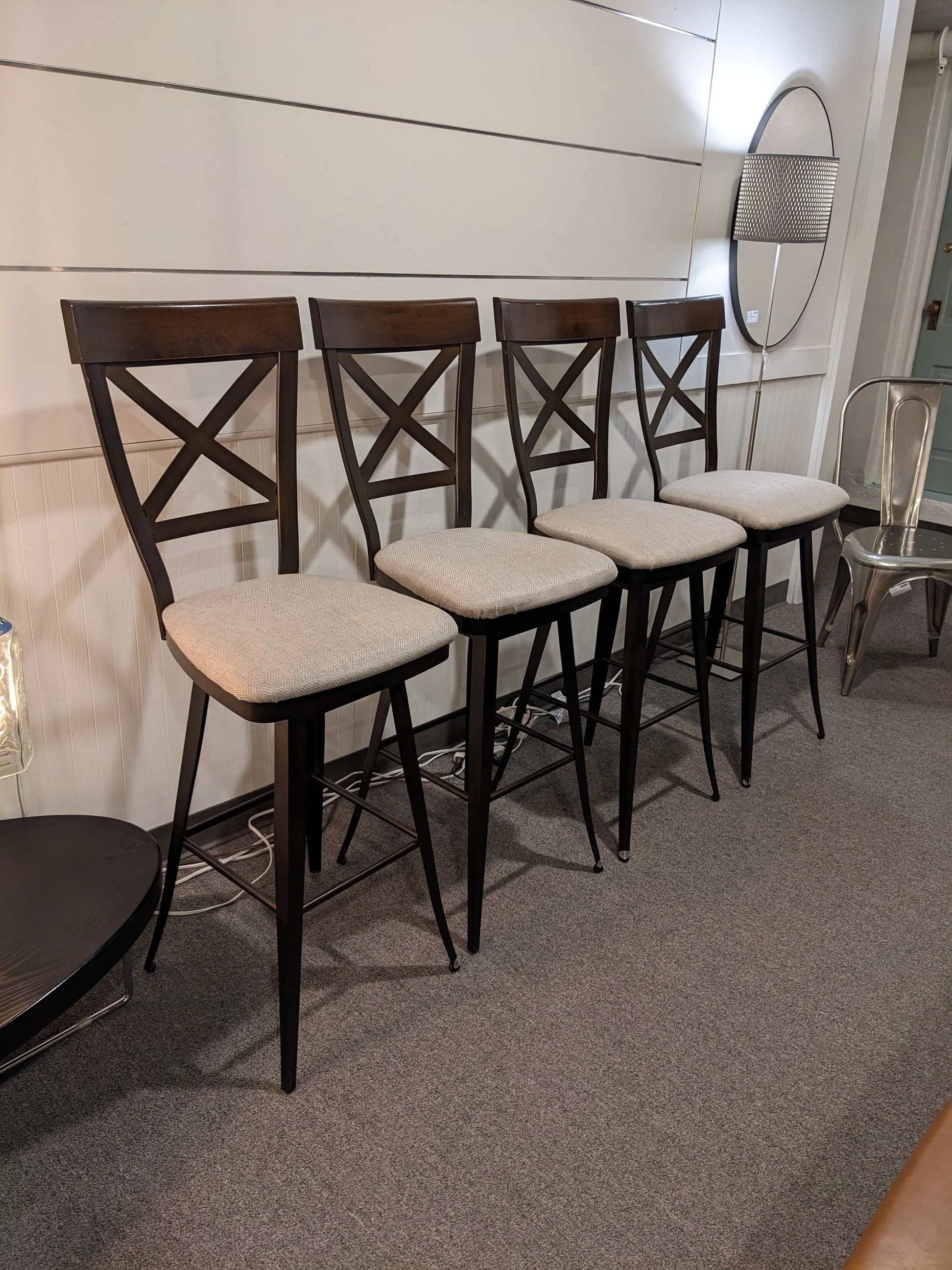Set (4) Amisco Bar Stools