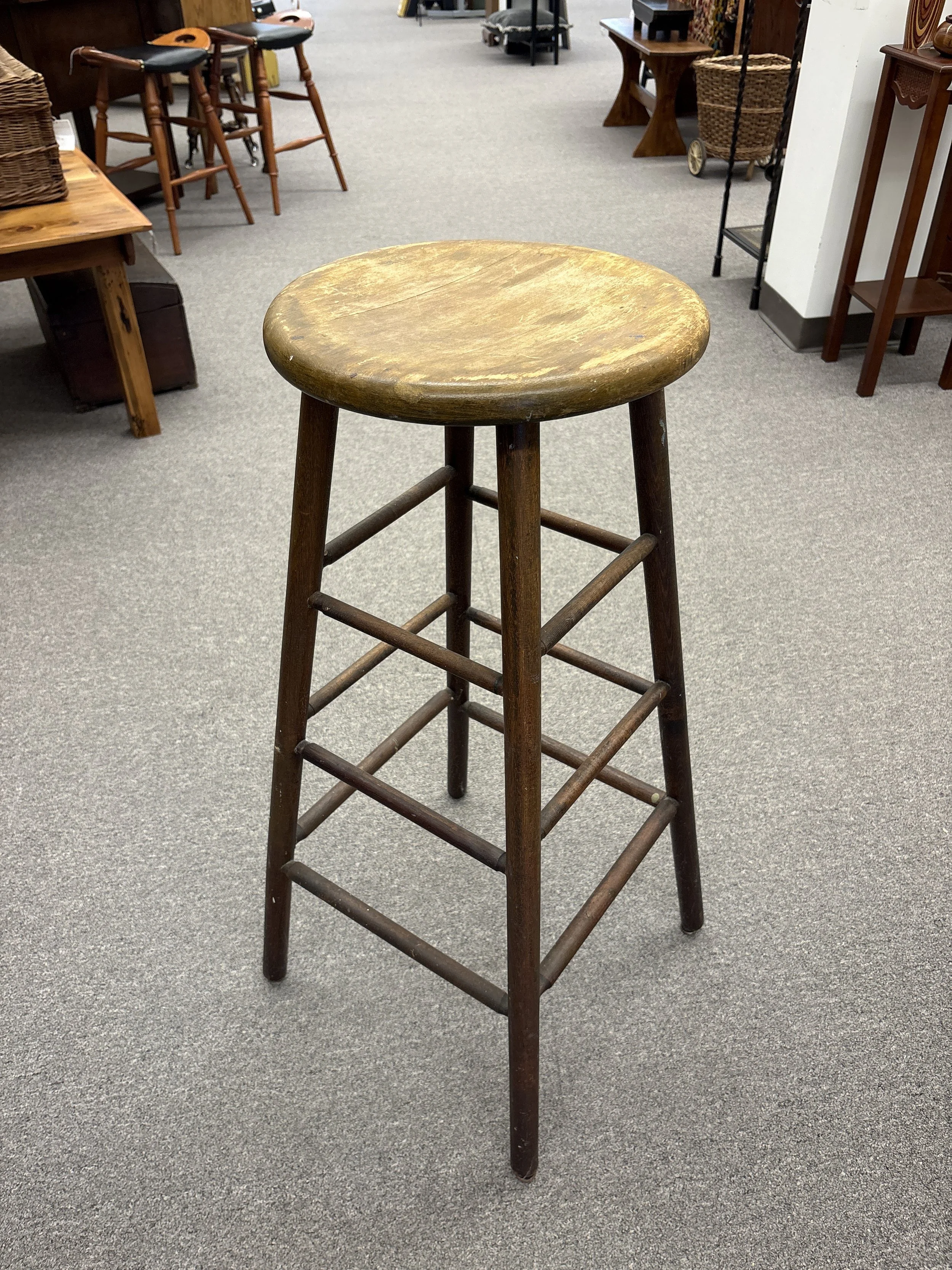 Extra Tall Primitive Stool