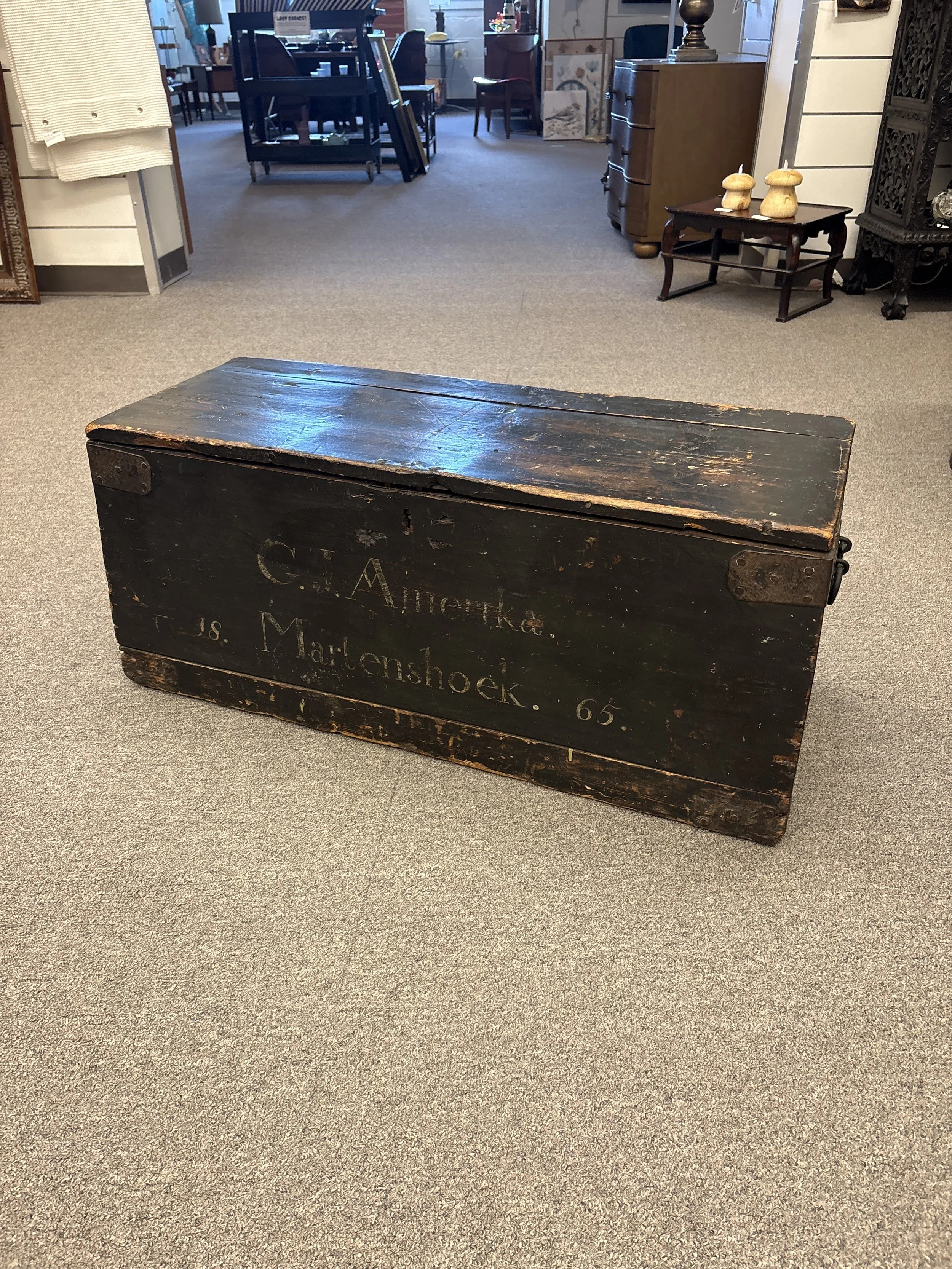 1865 "Amerika" Immigrant Chest