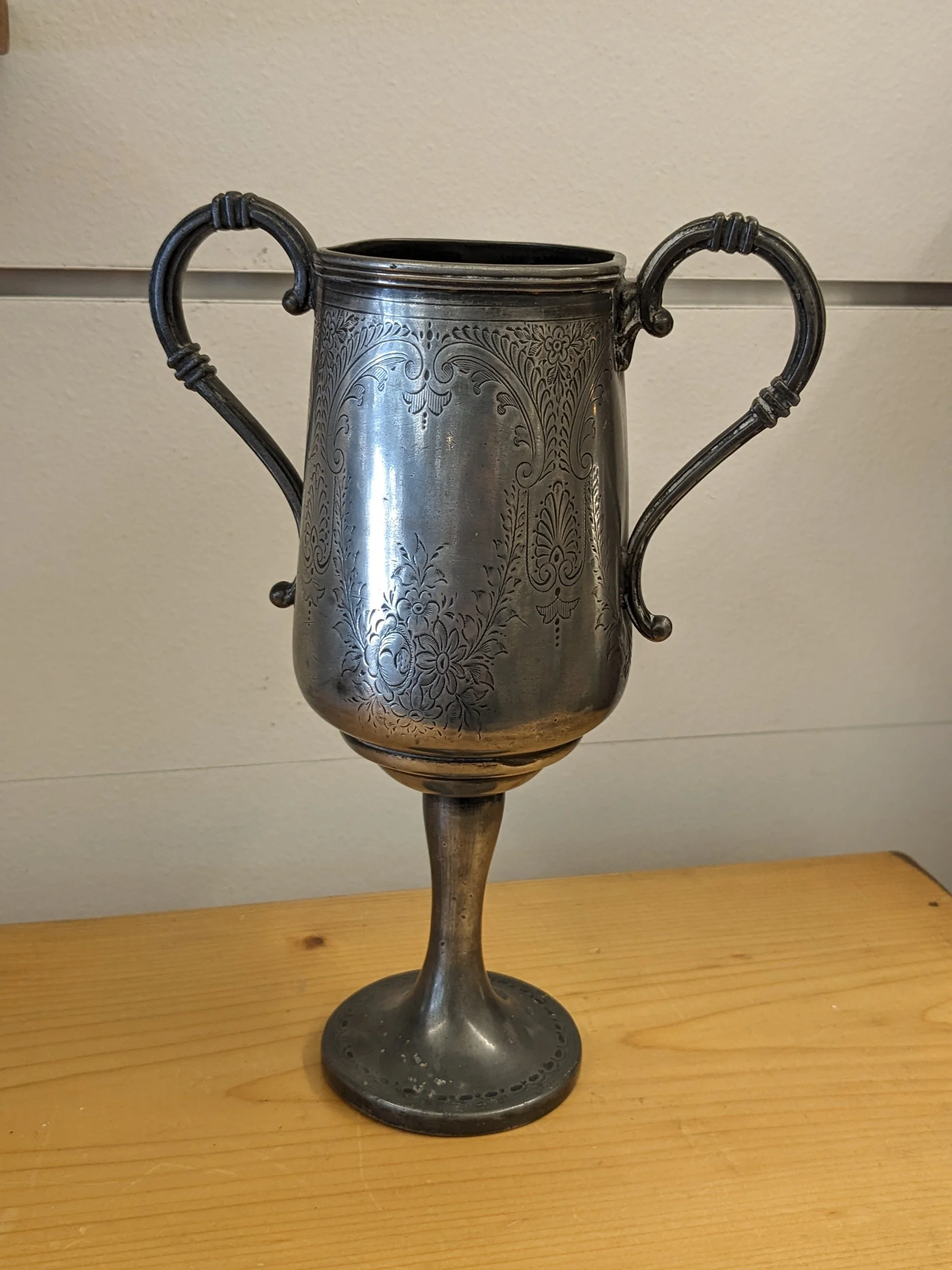 Antique British Silverplate Loving Cup
