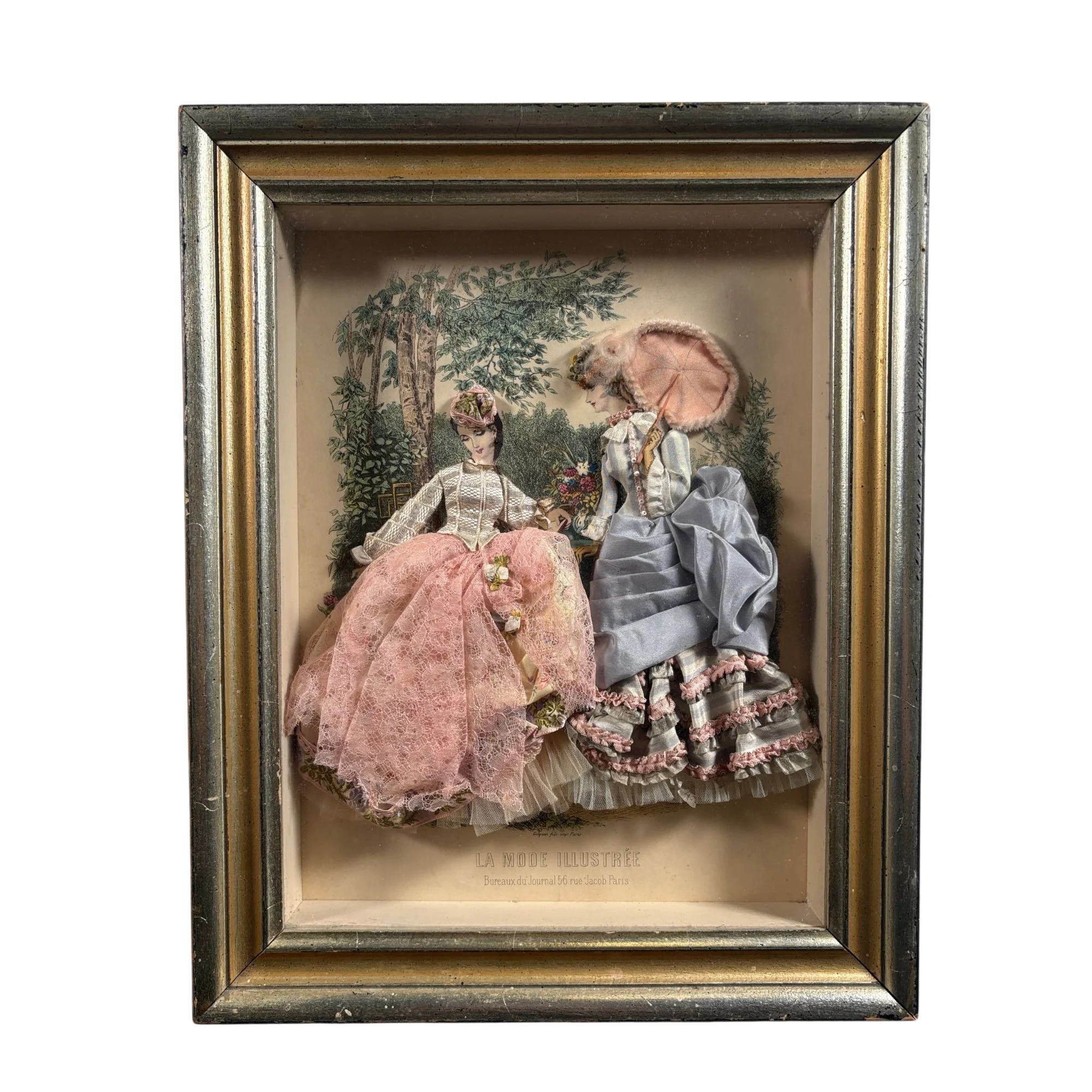 “La Mode Illustrée” Shadowbox
