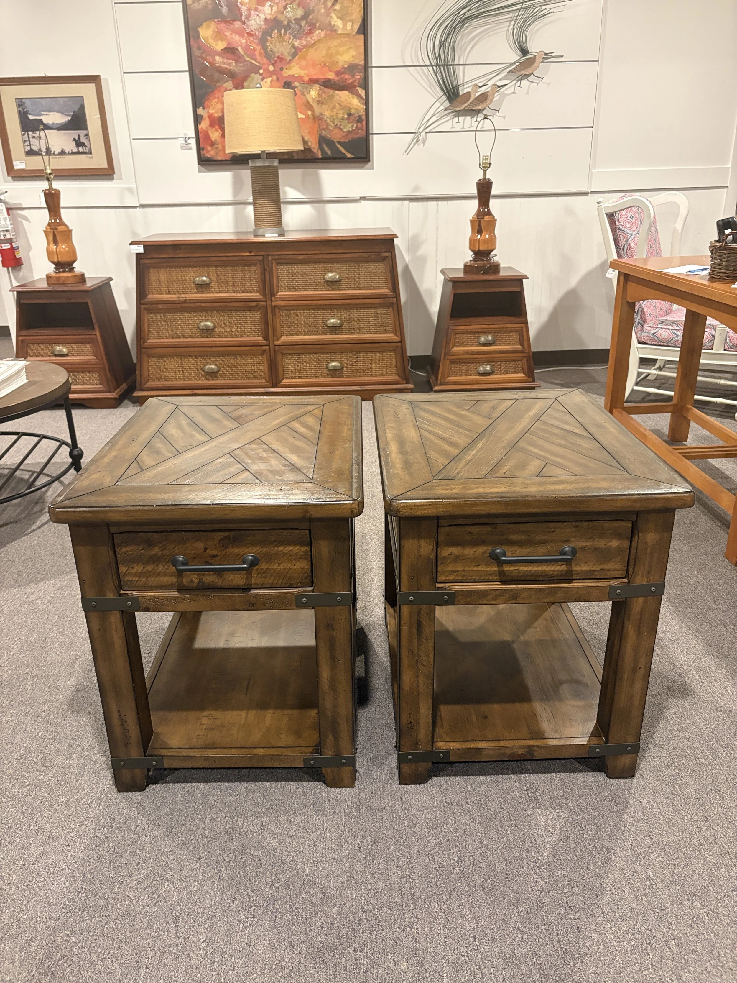 Magnussen Rectangular End Tables