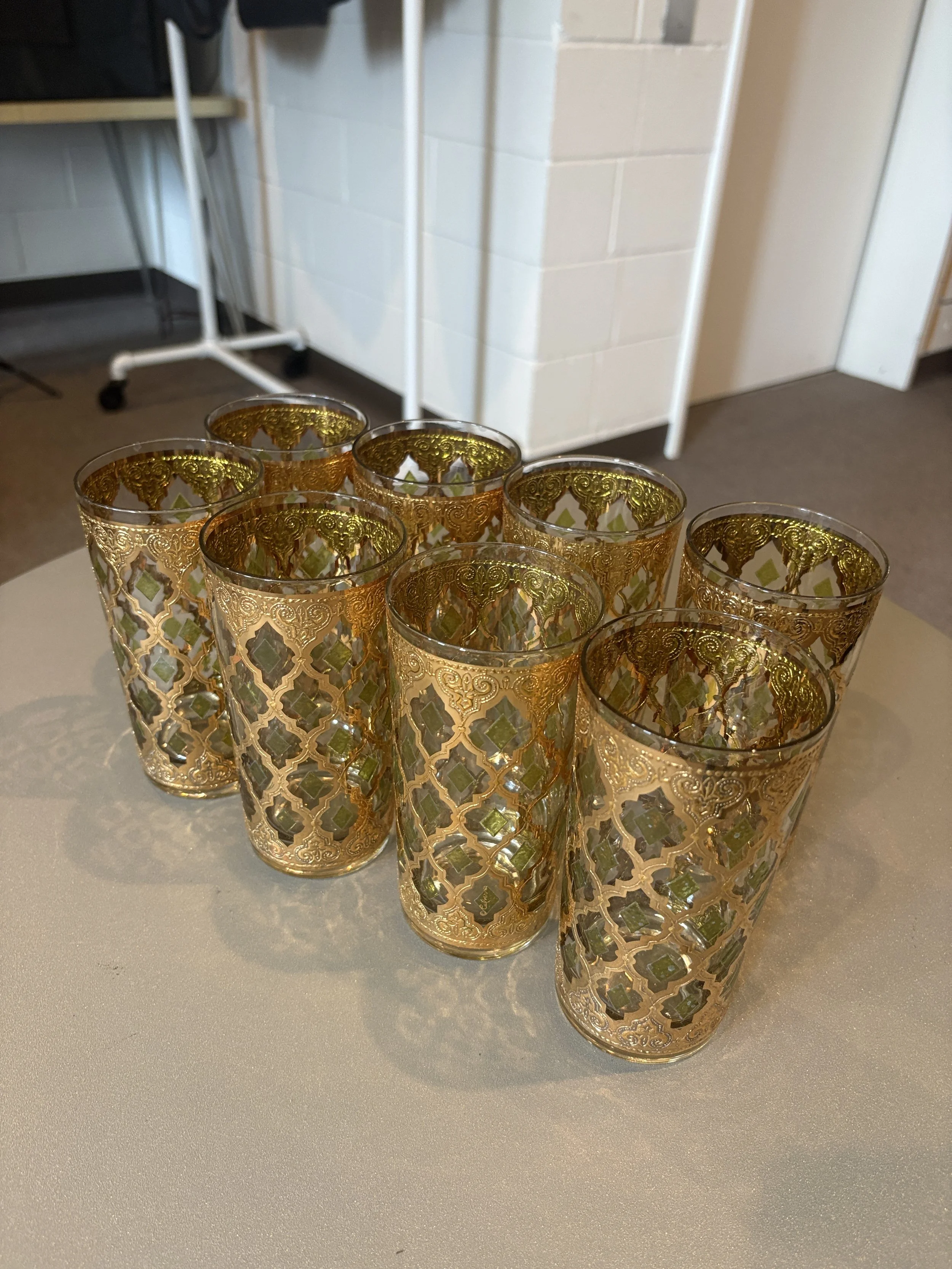 Vintage Culver Valencia Highball Glasses
