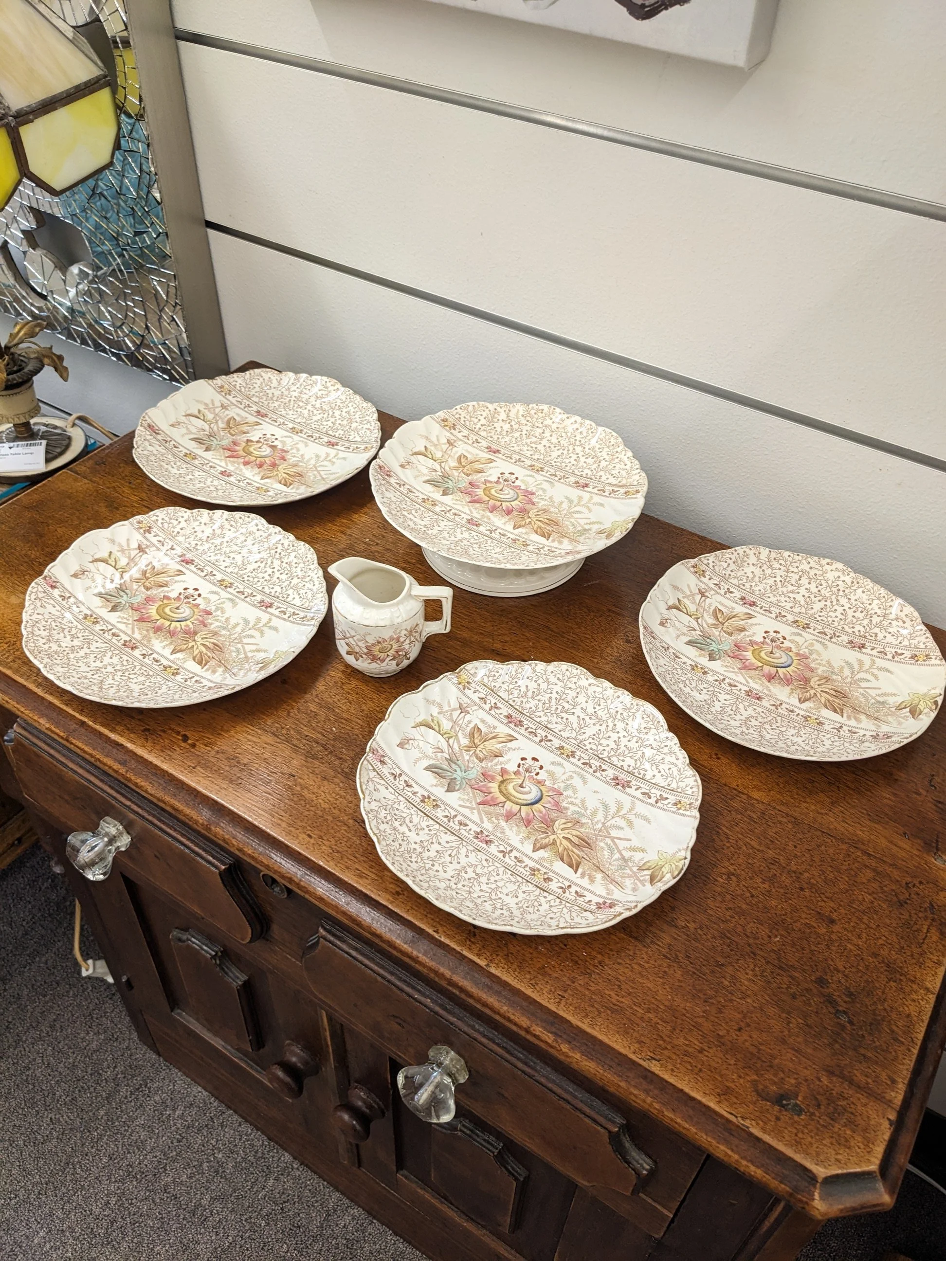 Antique Grimwalde Bros Dessert Set