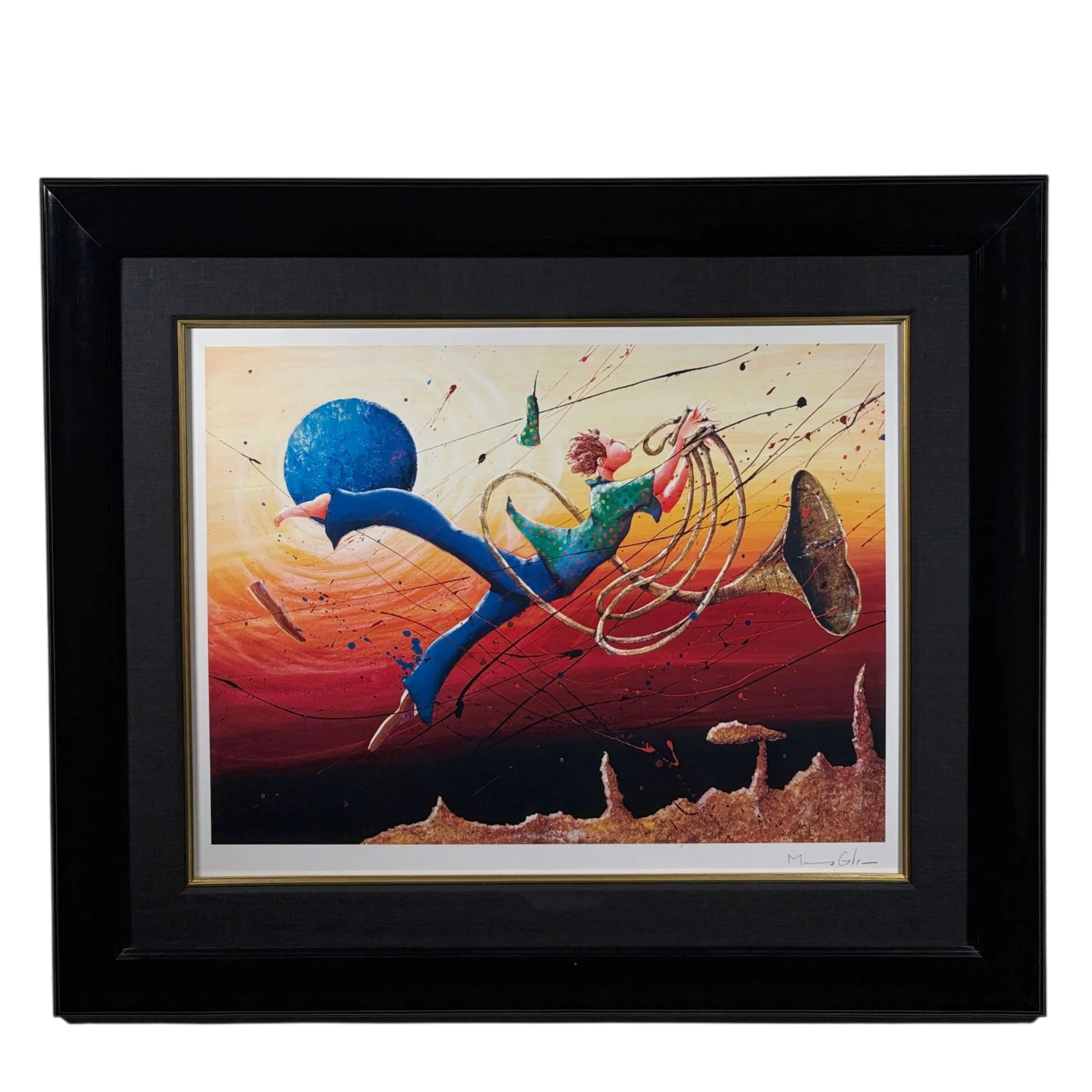M. Glenn "Floating With The Mojo" Seriolithograph