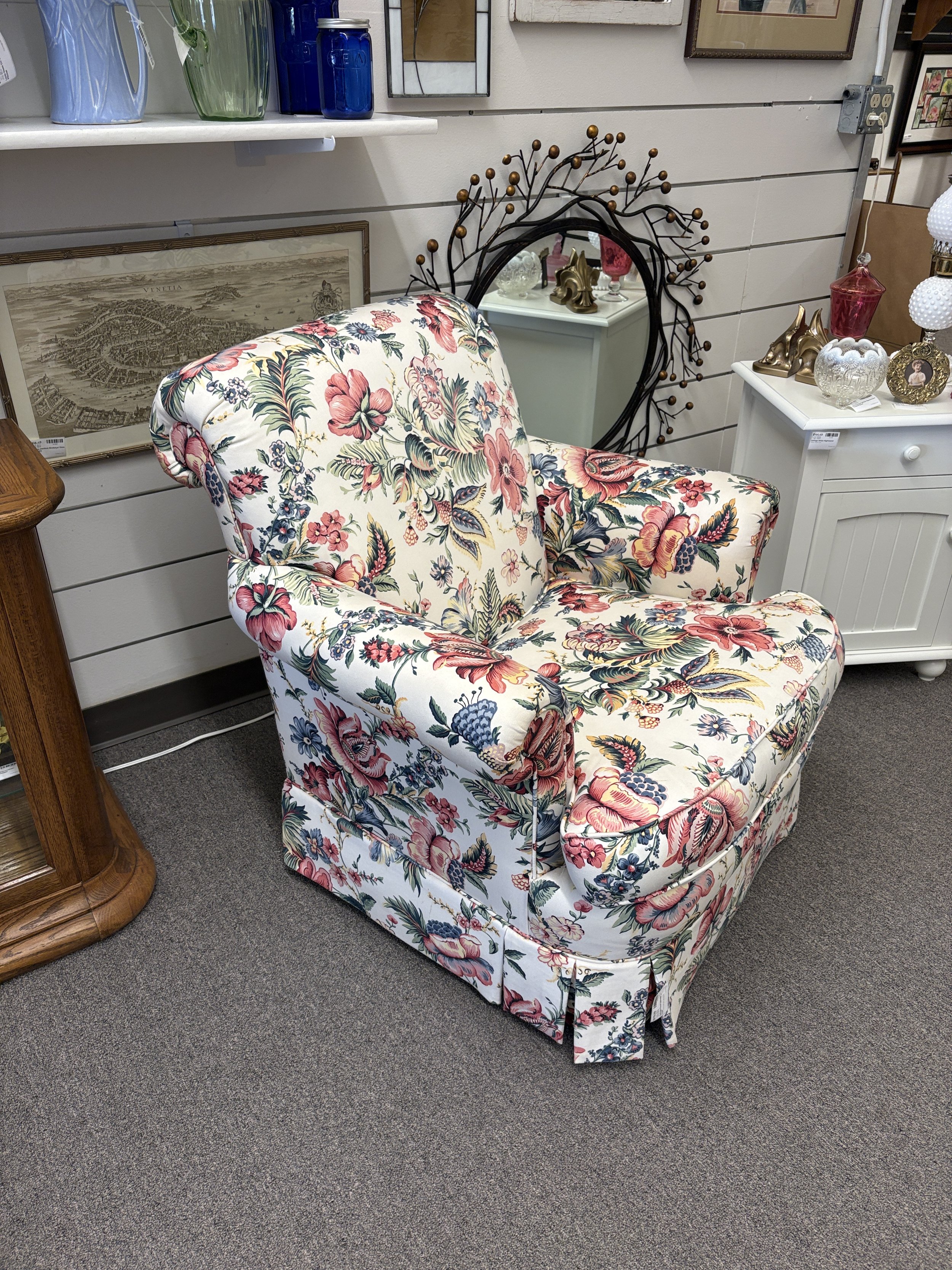 Cottage Floral Armchair
