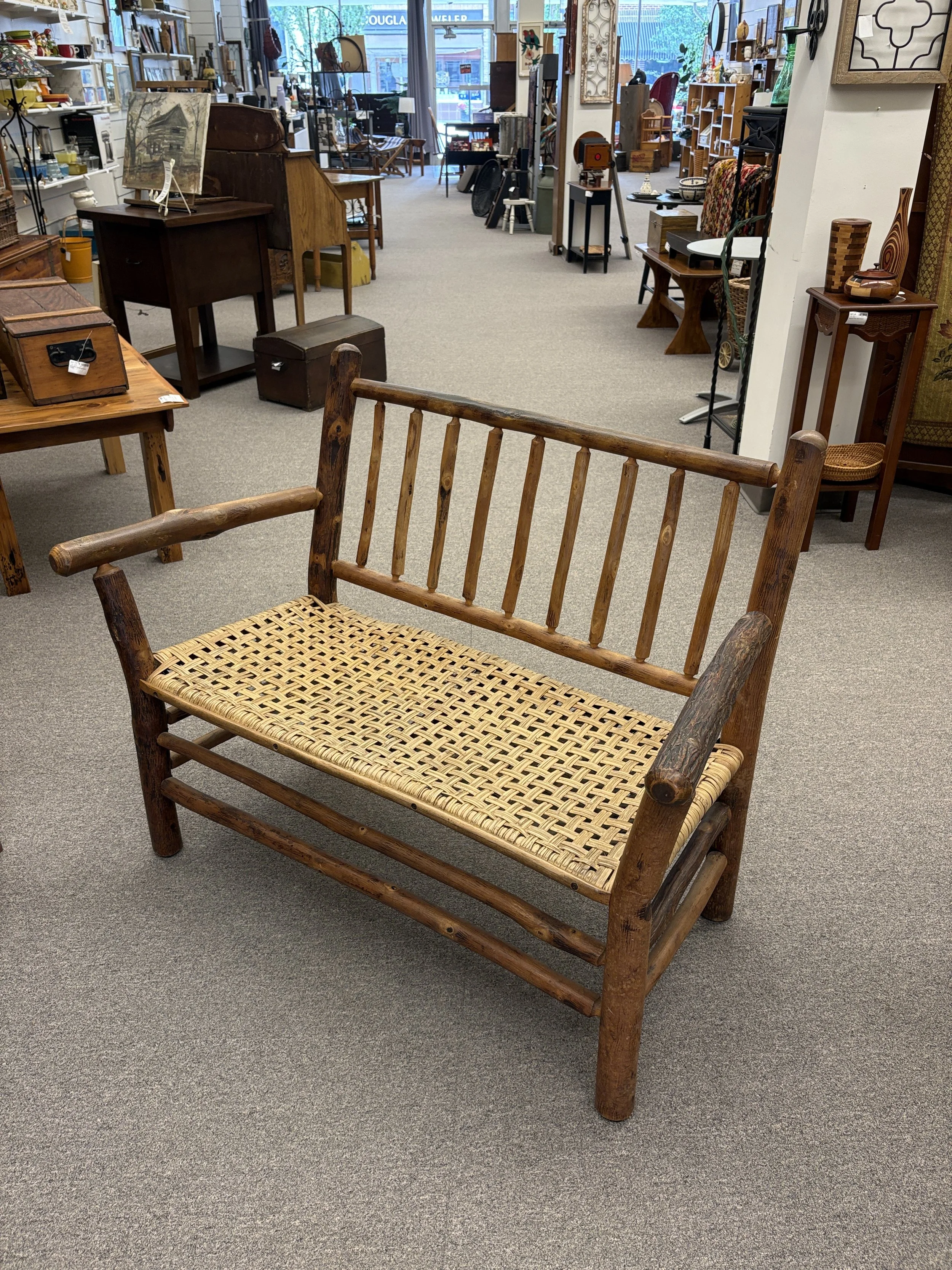 Old Hickory Settee/Bench