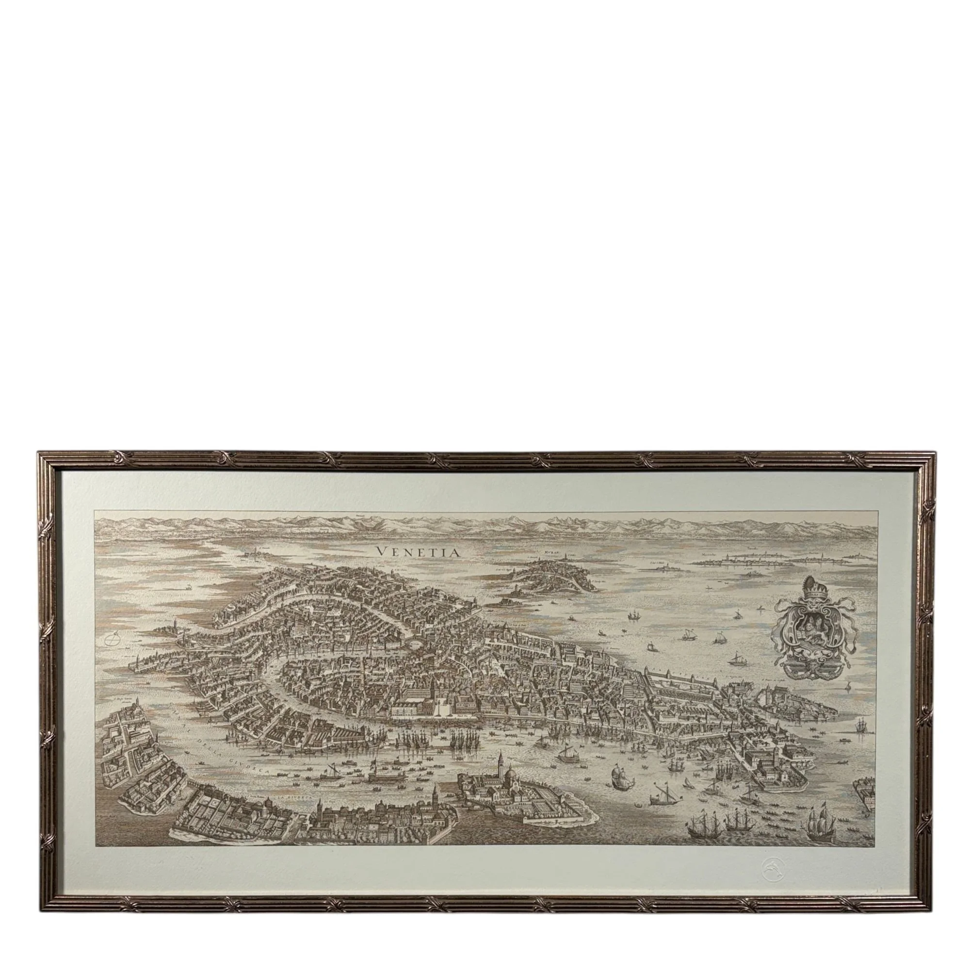 Venice Birdseye View Map Print