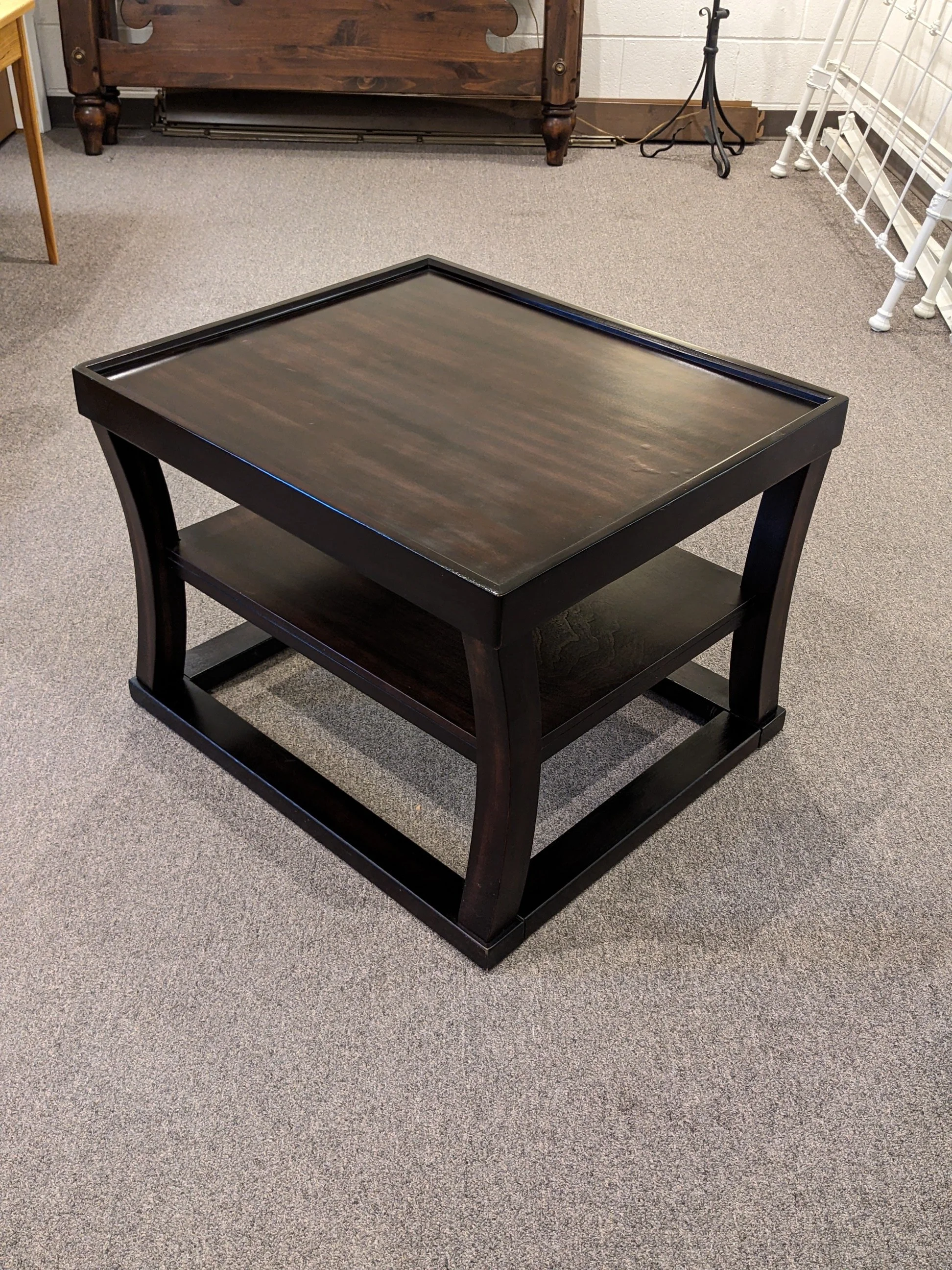 Espresso Tiered End/Coffee Table