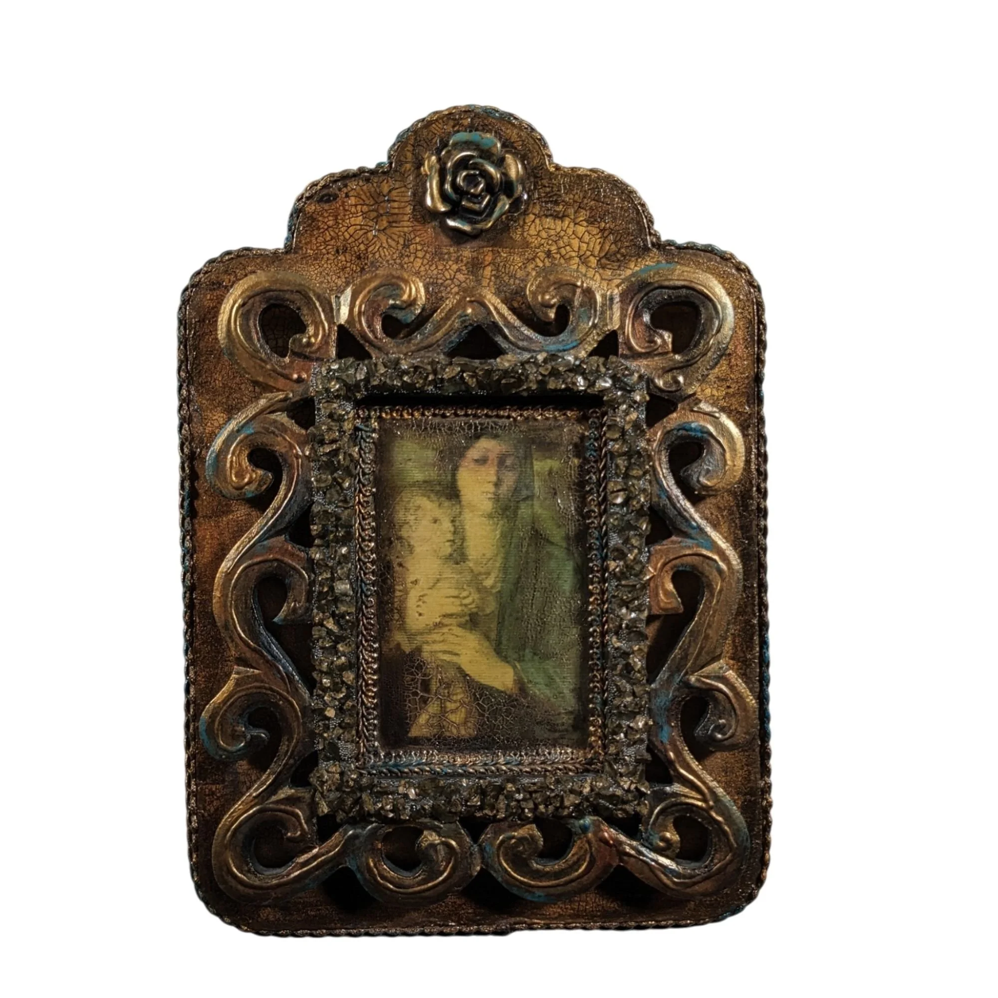 L. Webb Madonna Mixed Media Frame