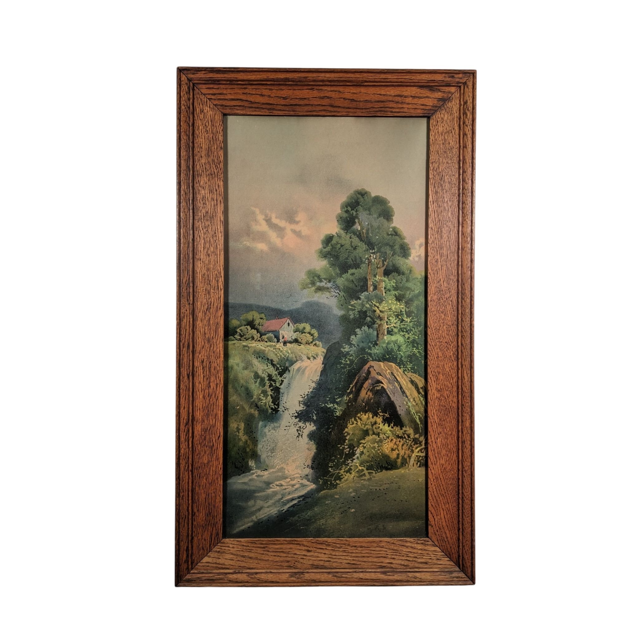 Antique Waterfall Print