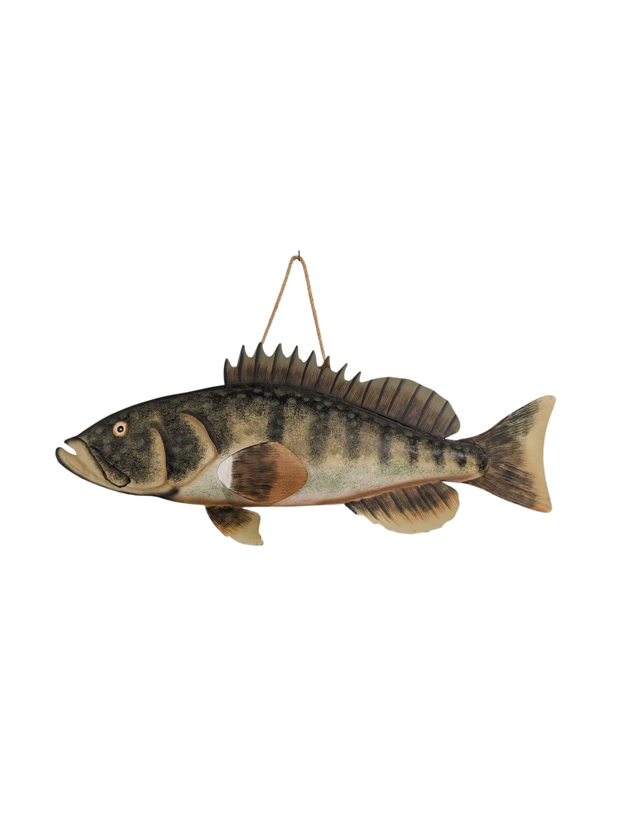 Hanging Metal Fish Sculpture