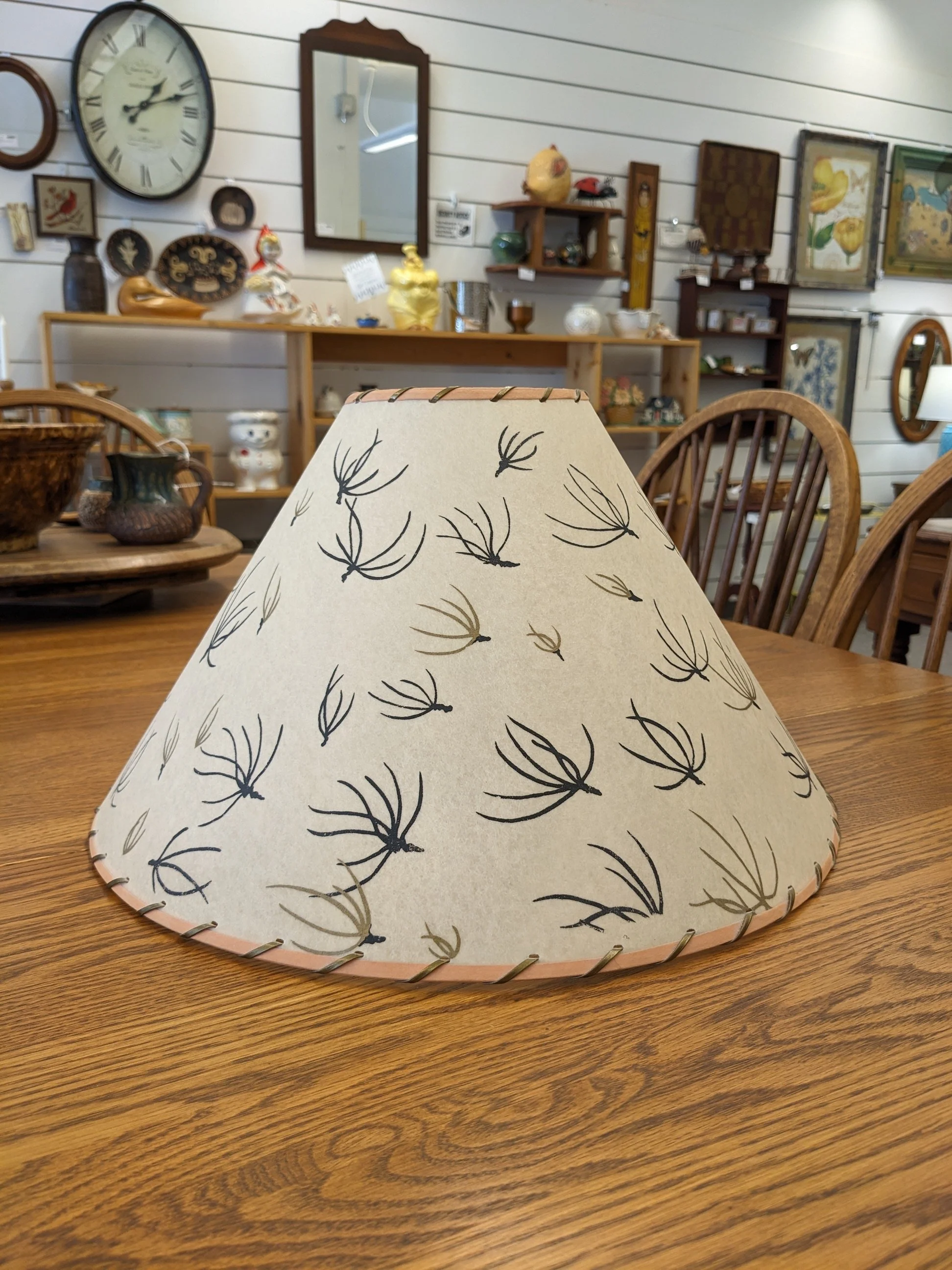 MCM Fiberglass Lampshade (Two Available)