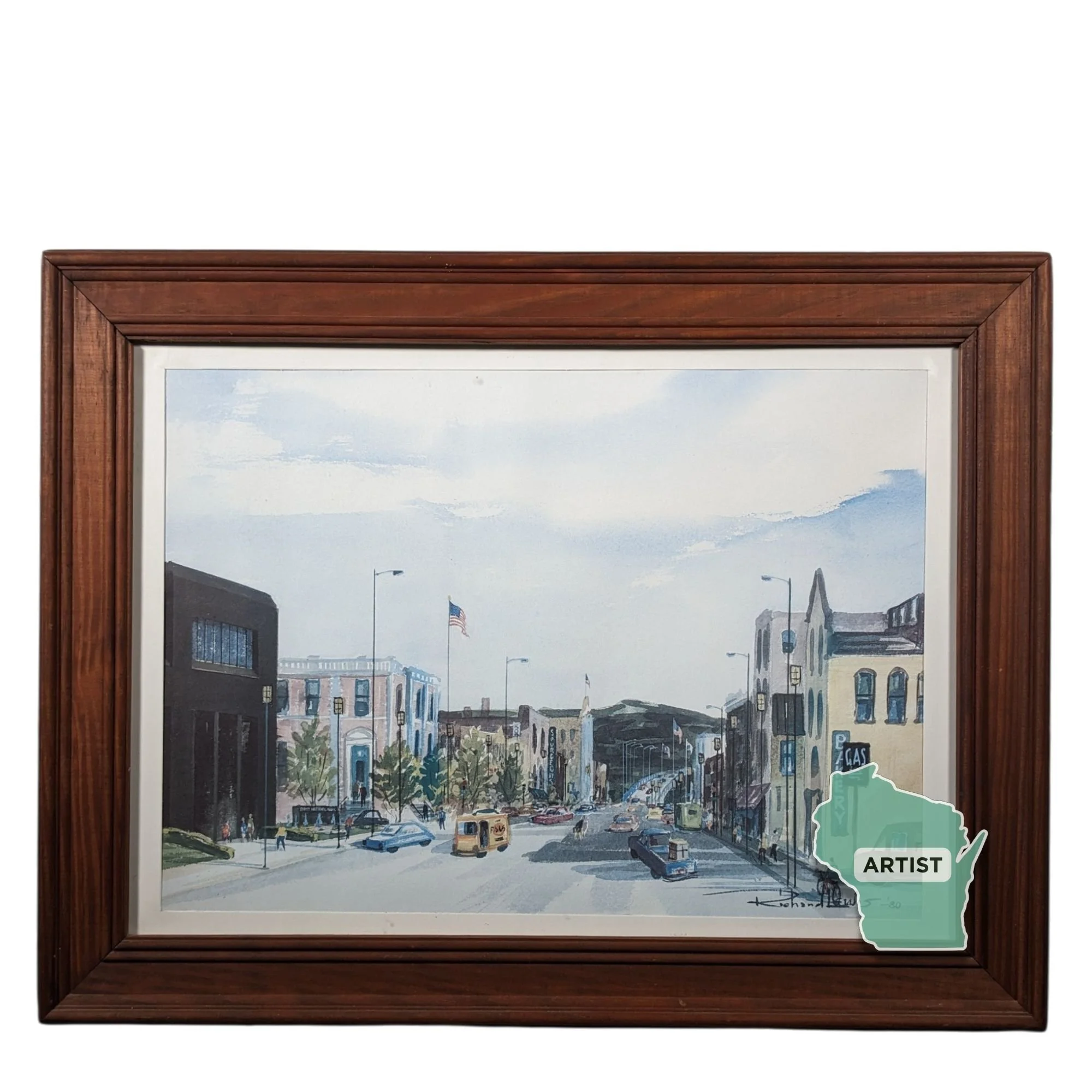 R. Lewis Chippewa Falls Print