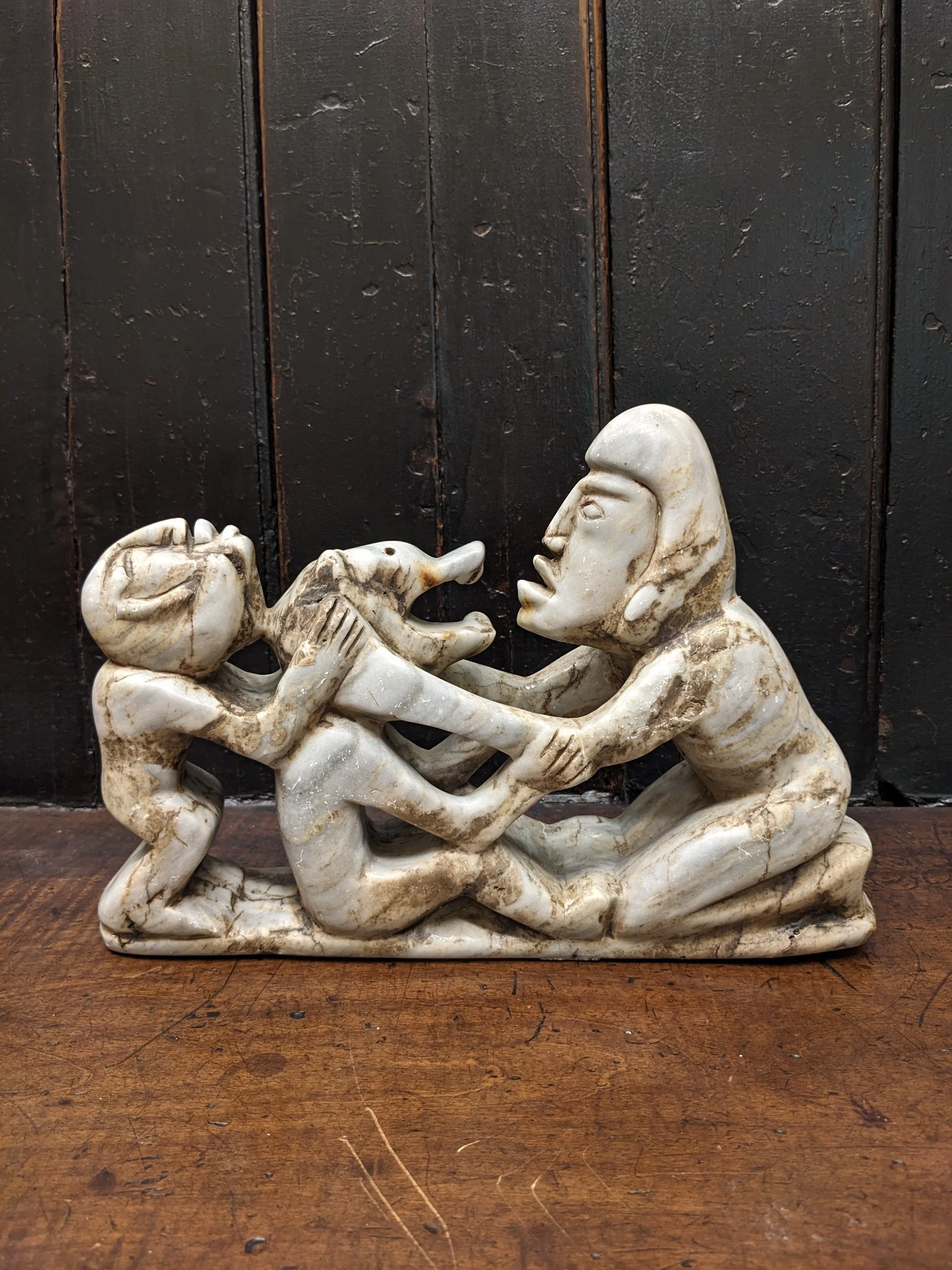 Aztec/Mayan Carved Stone Sculpture