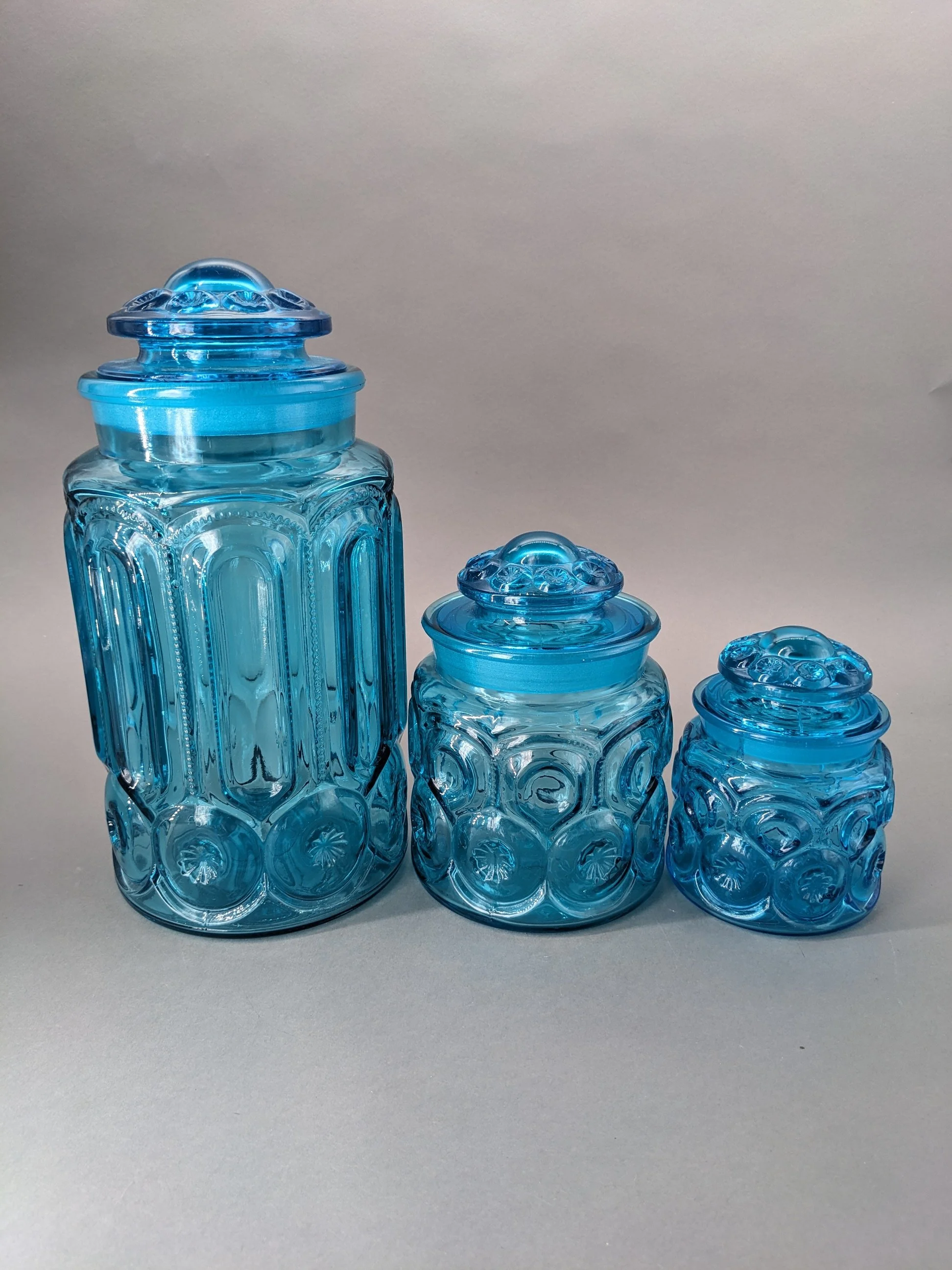 Vintage L.E. Smith Canister Set