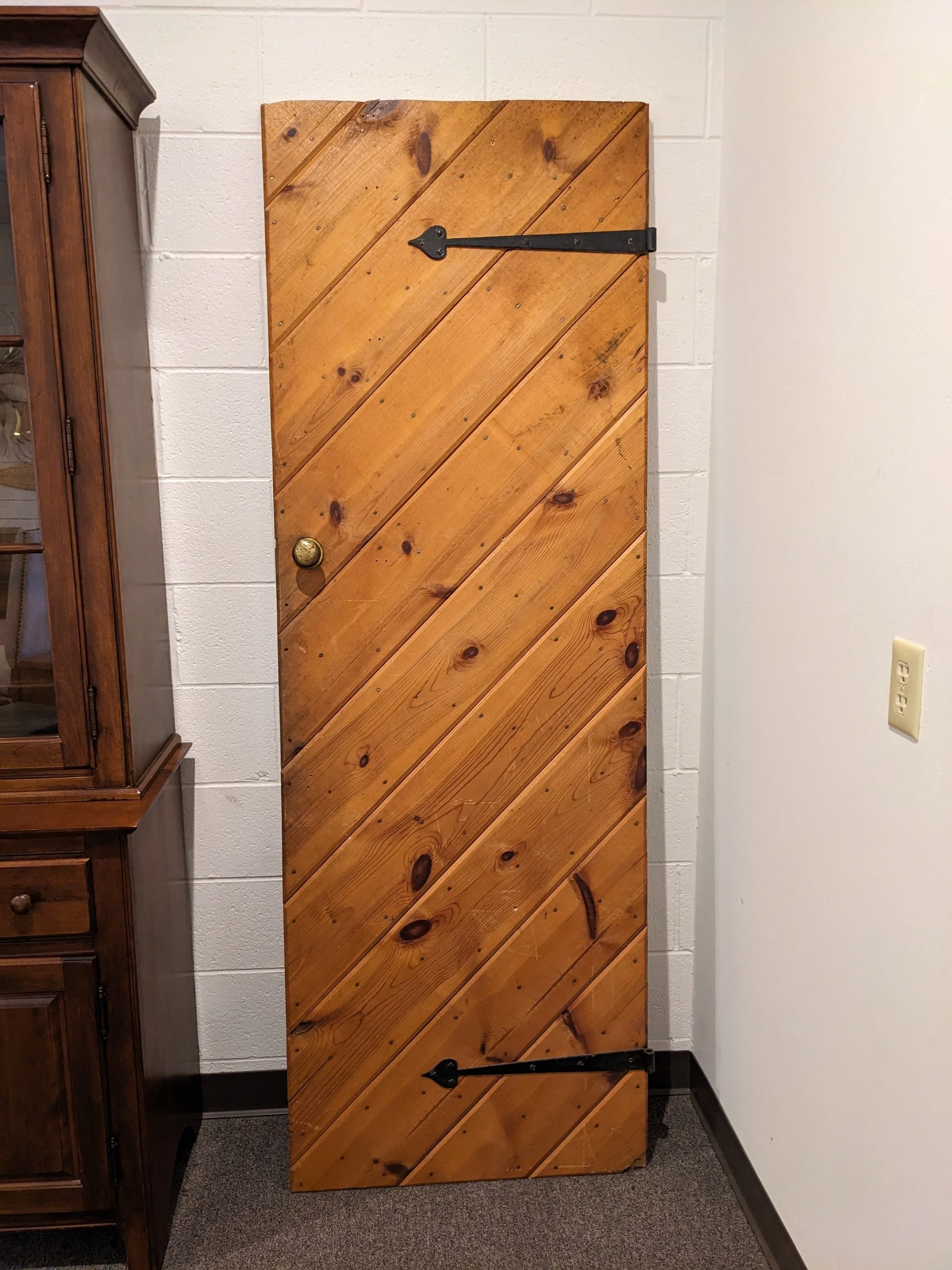 Vintage Pine Double Plank Door