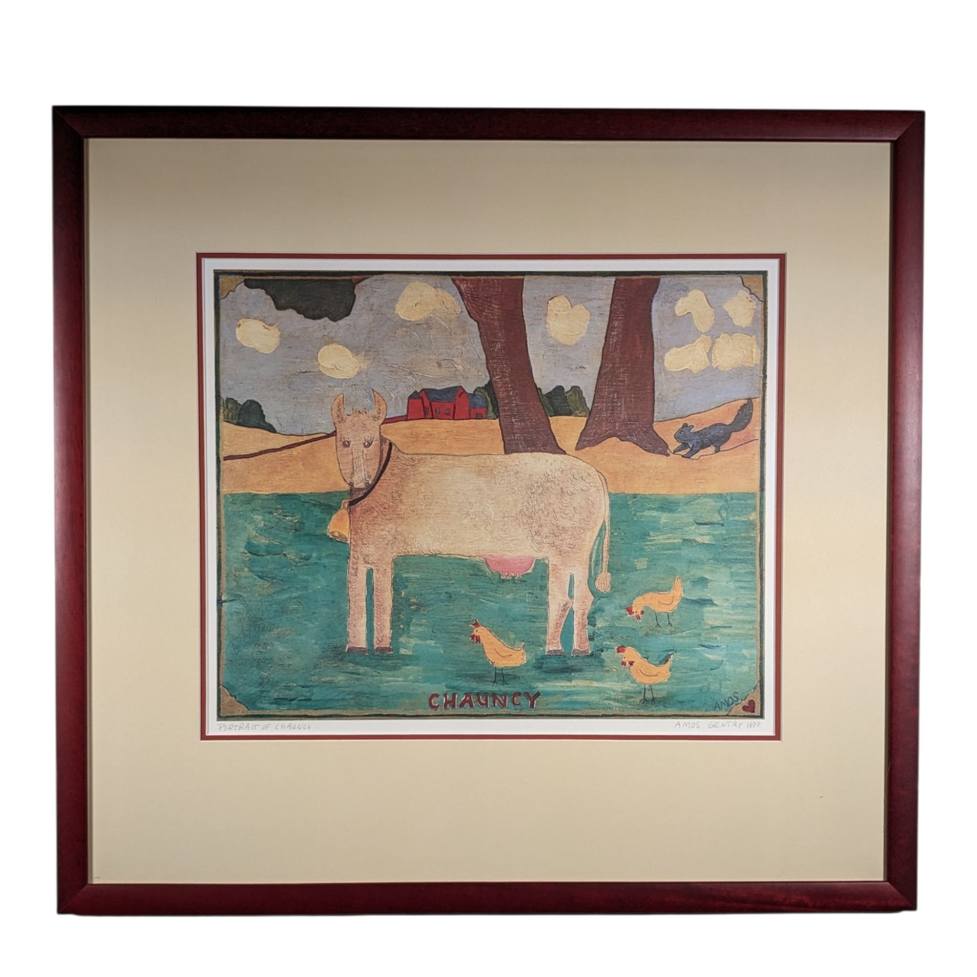 A. Gentry Signed Portrait Of Chauncy