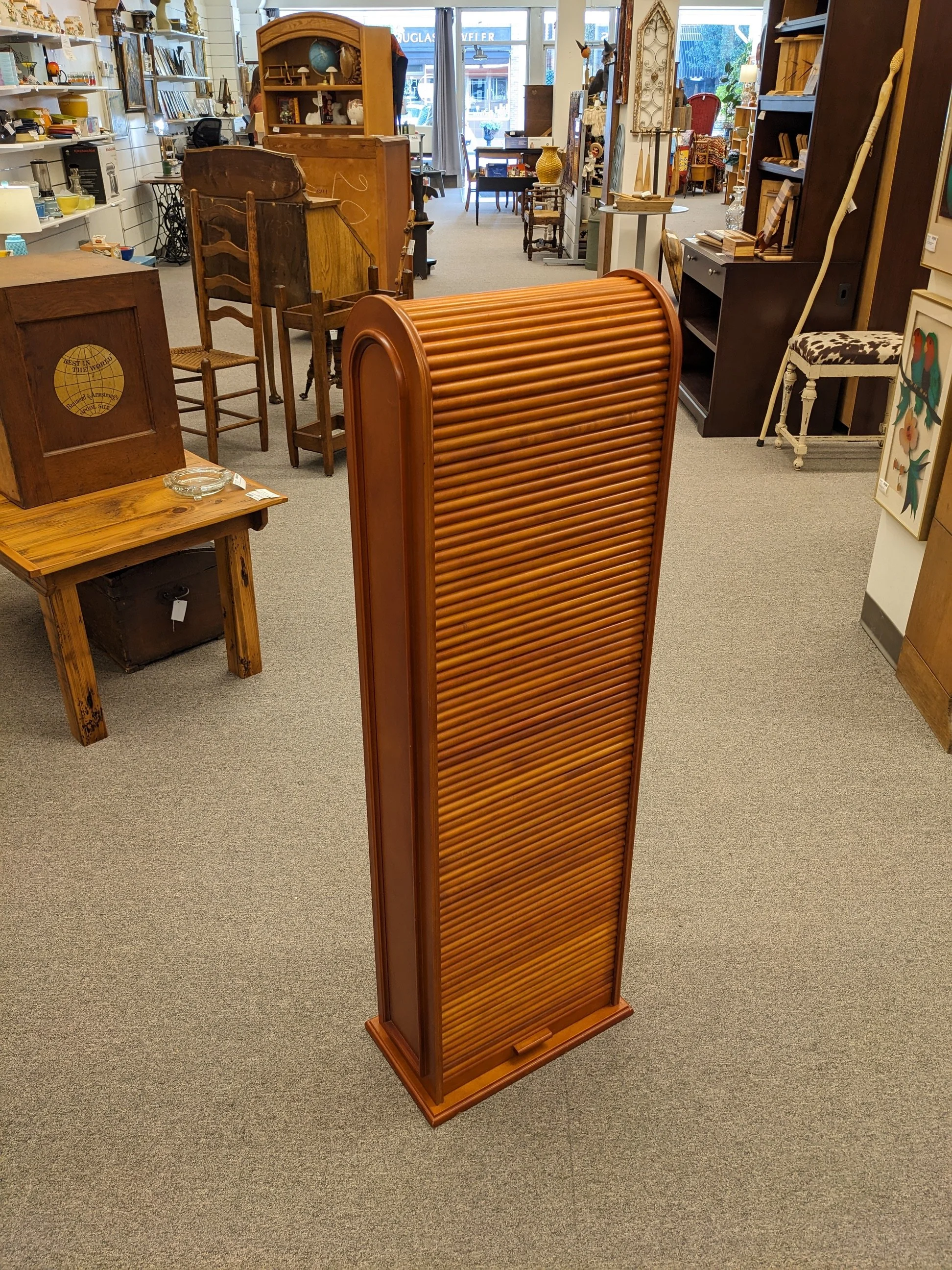 Tambour Door Media Storage Cabinet