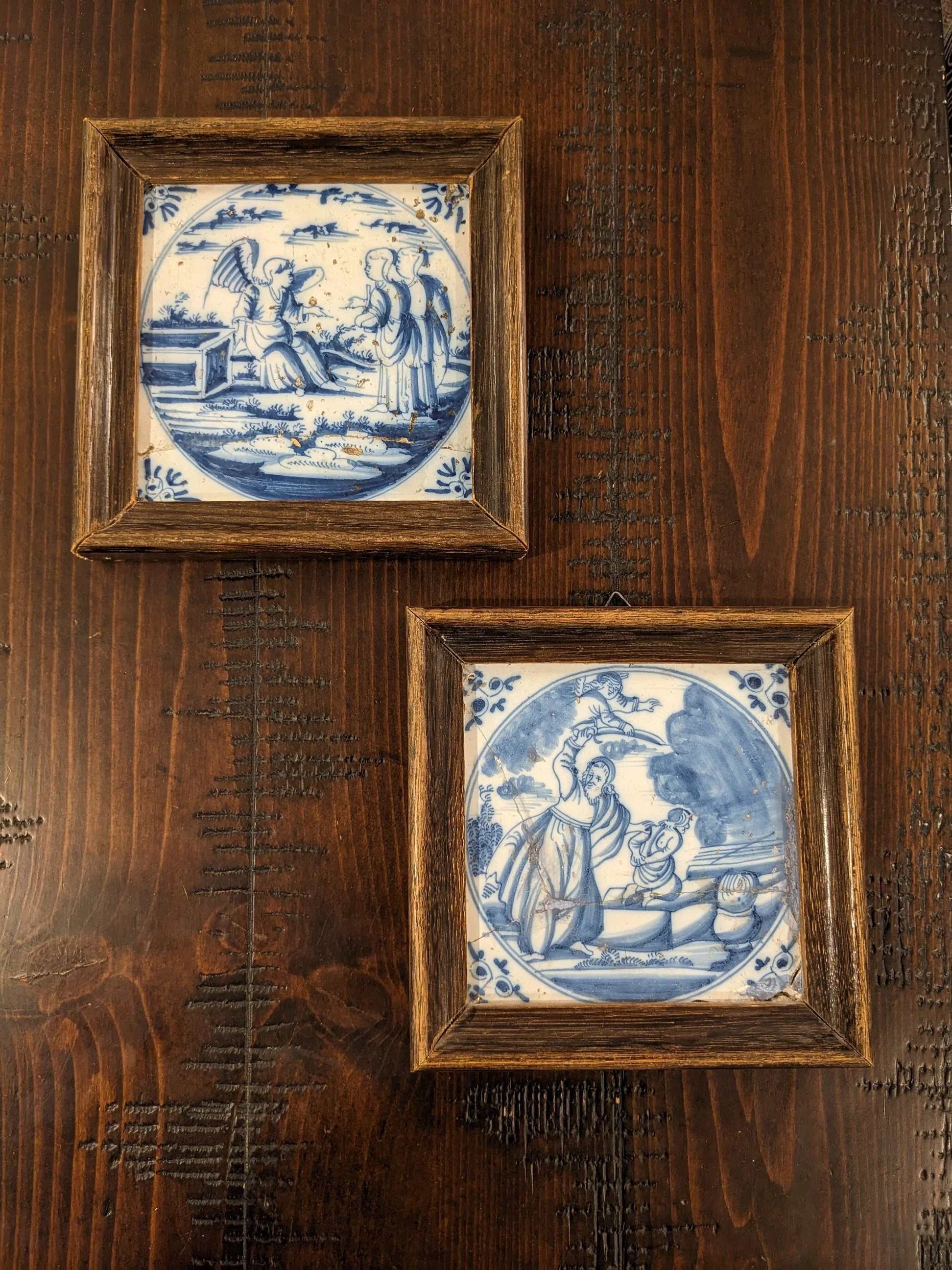 18th C. Dutch Delft Biblical Tile(s)