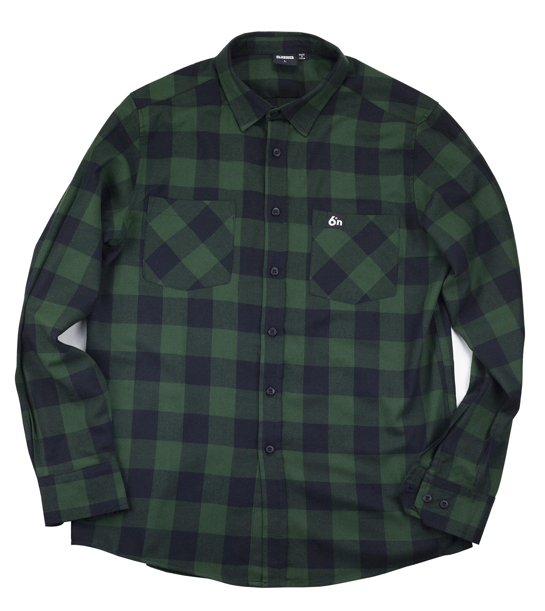 green flannel jacket