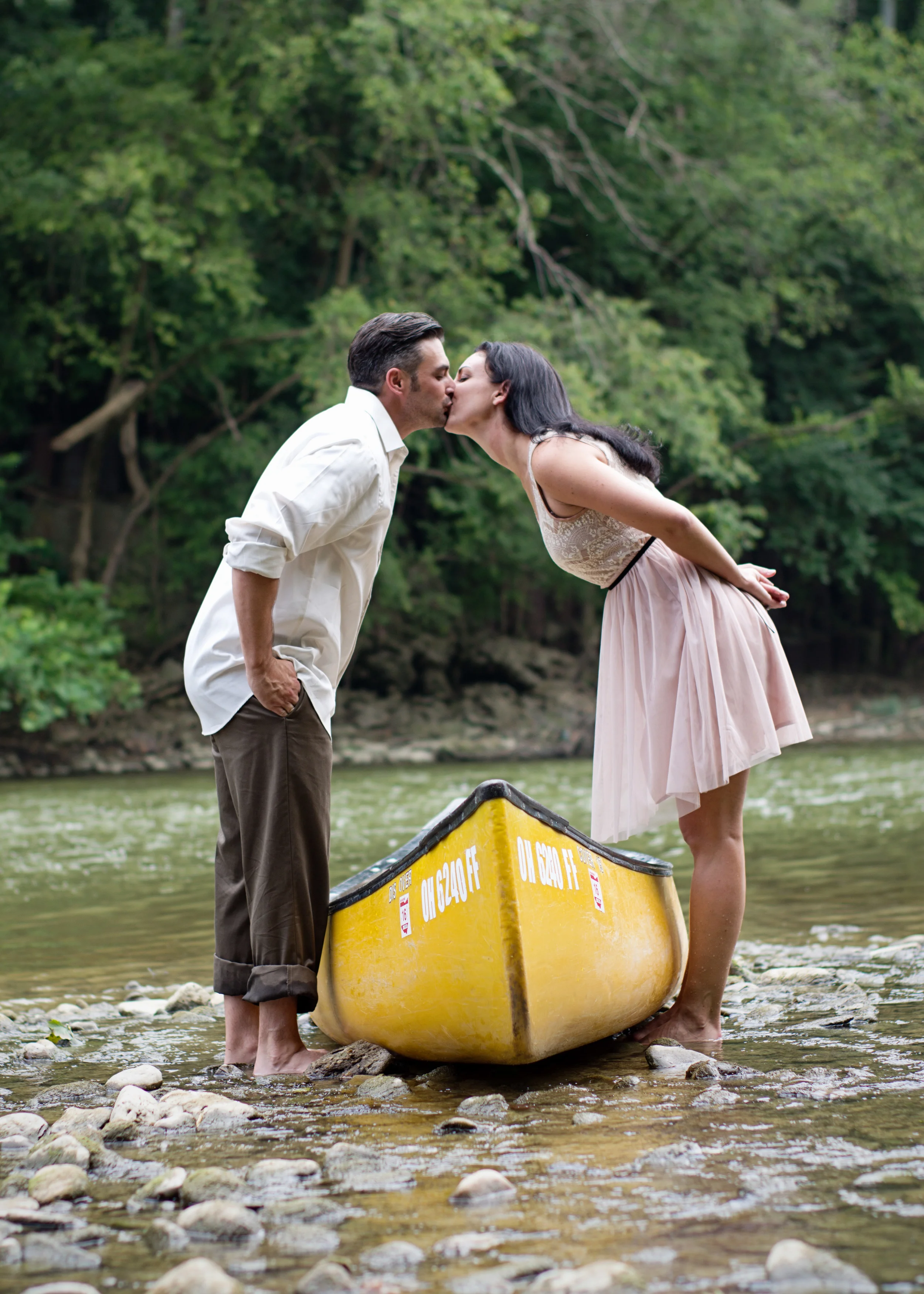 Engagement Canoe Photography