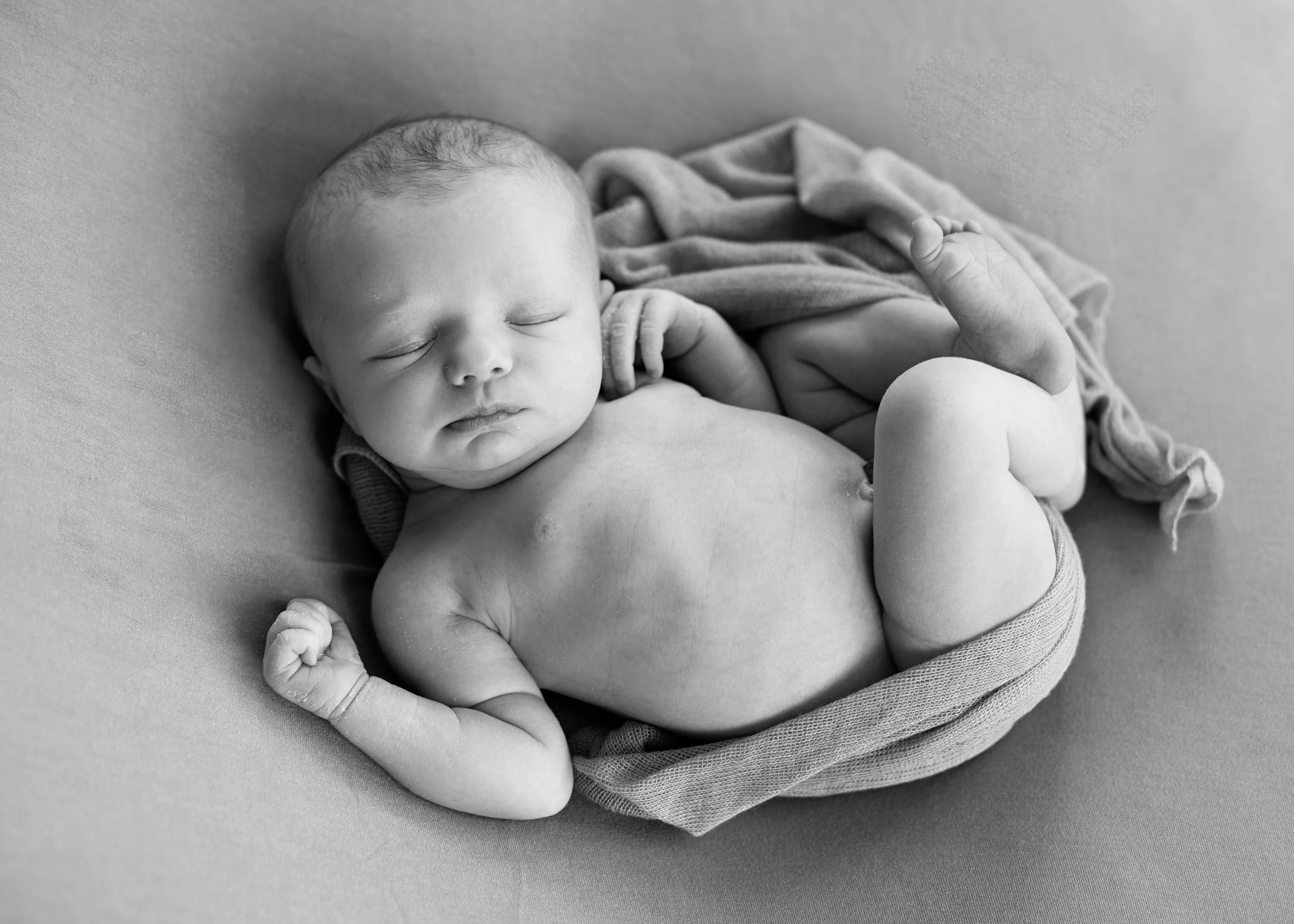 Black and White Newborn Photography