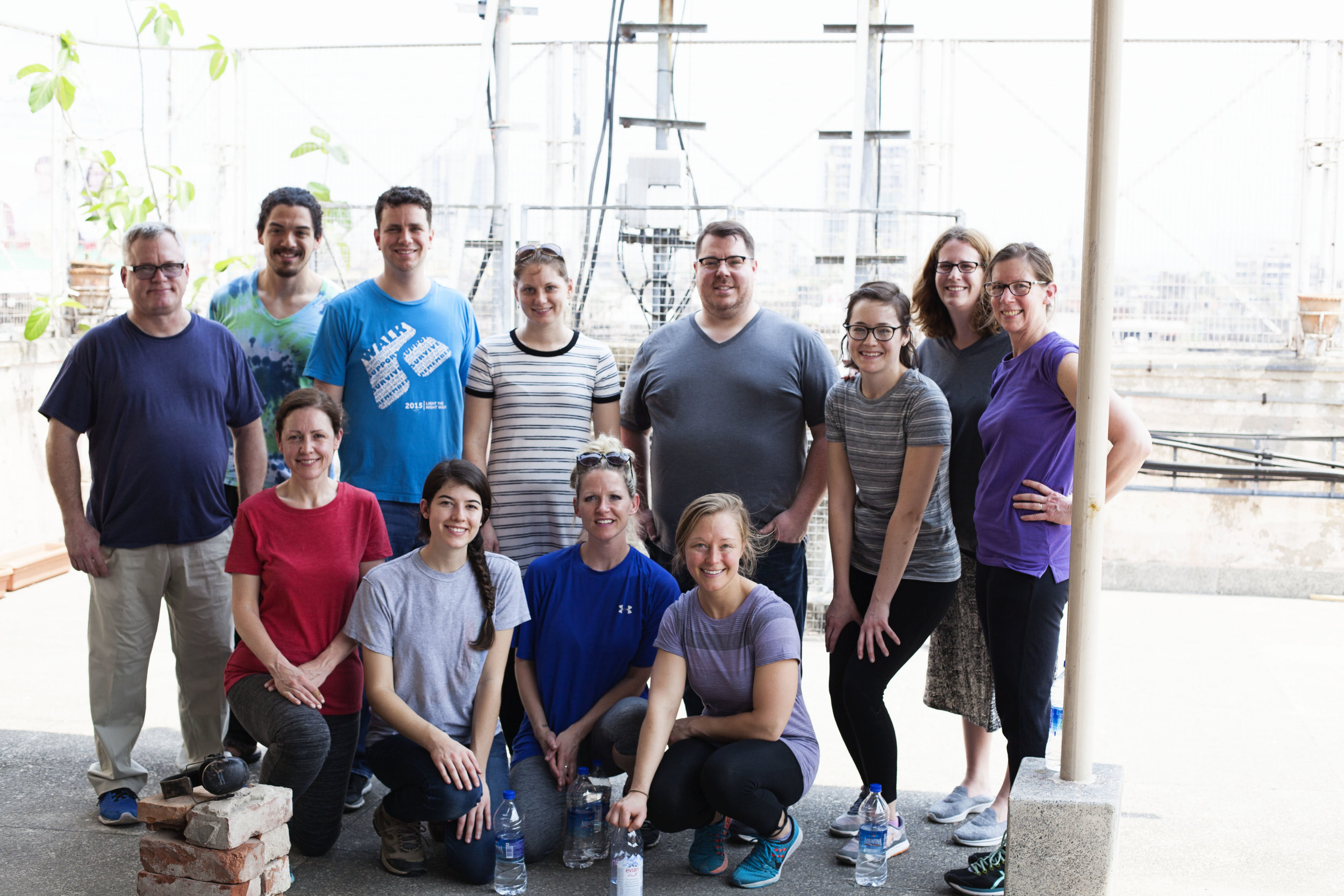 Our team on top of the Gateway Building