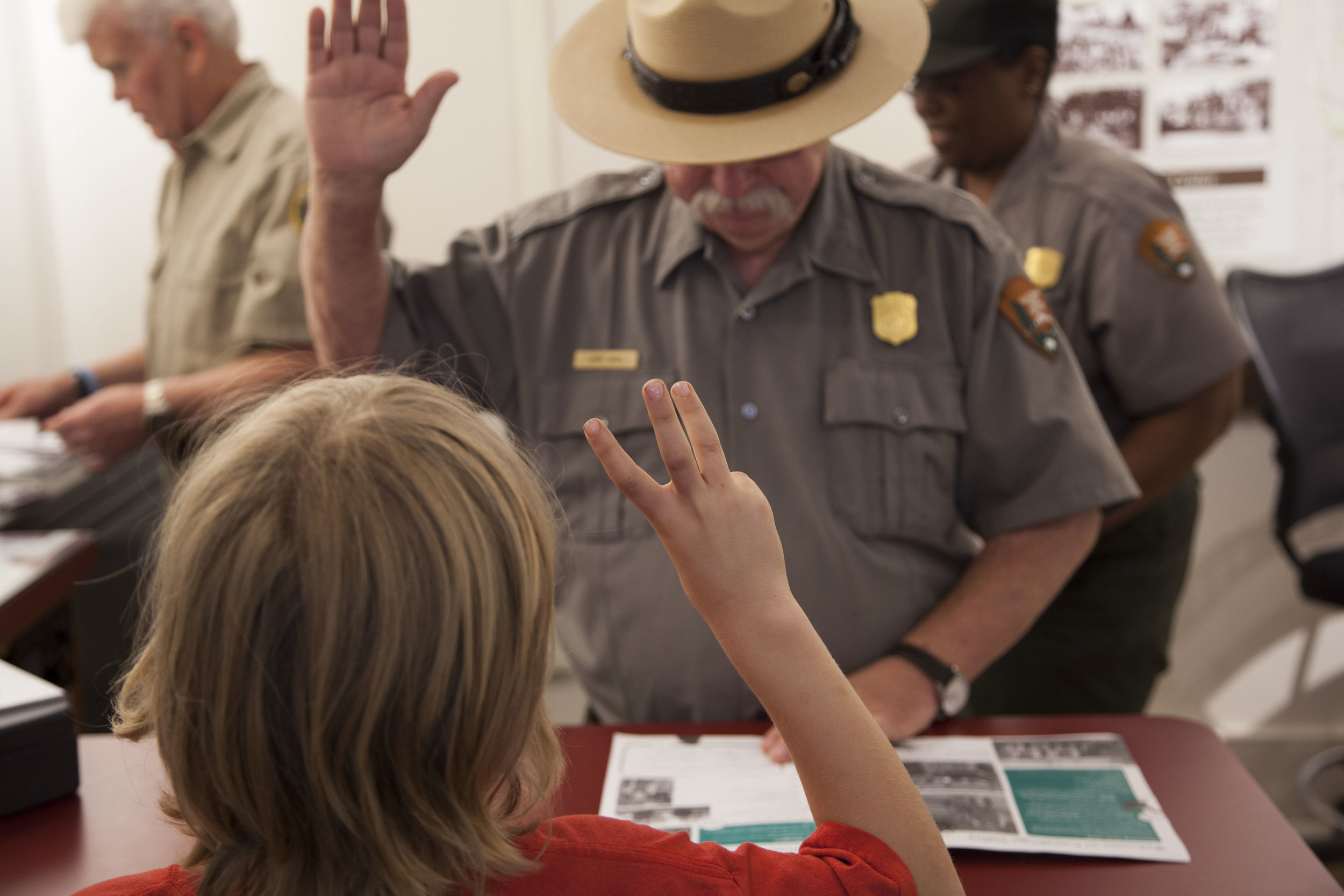 sworn in at Cuyahoga Valley National Park