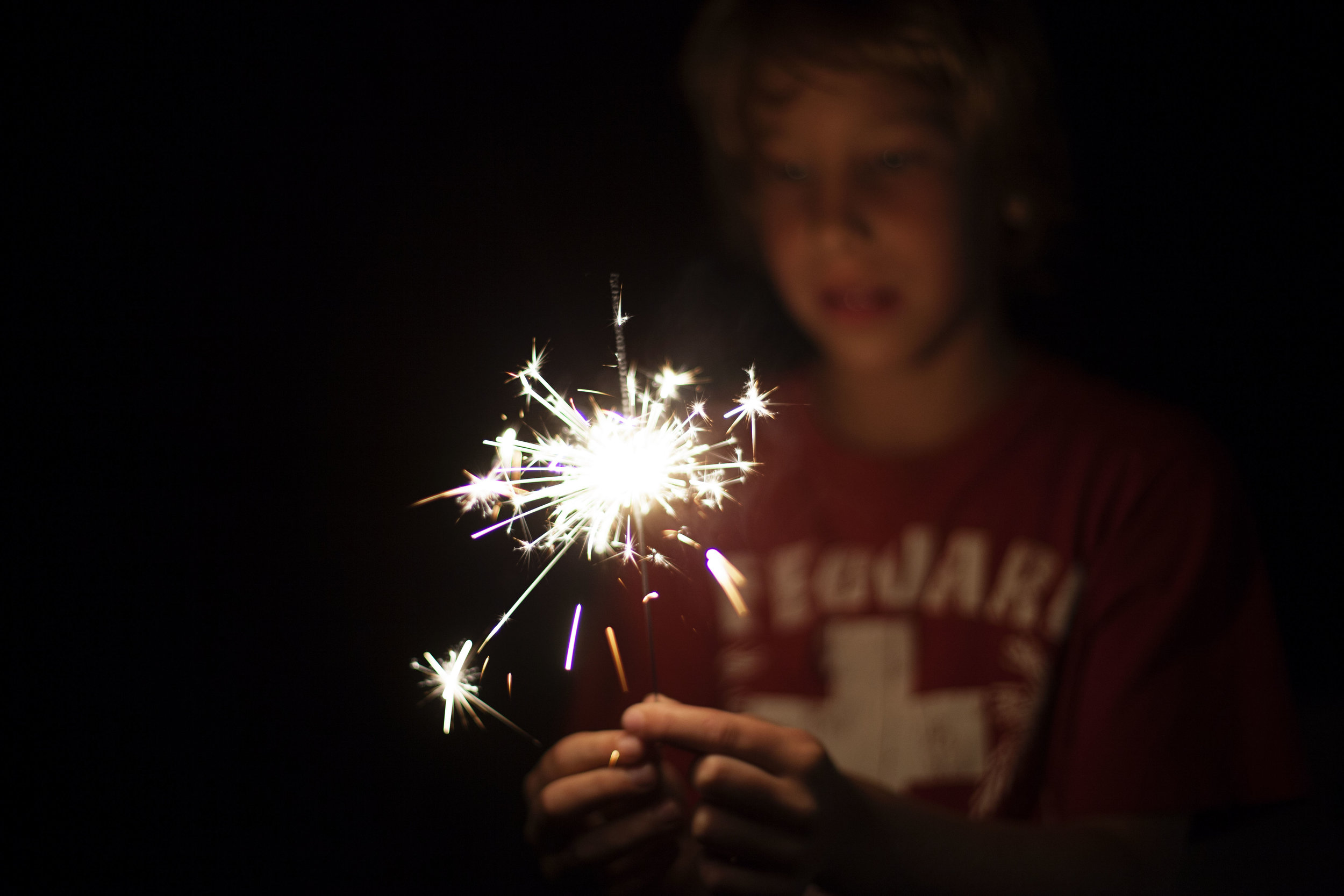 day 35 - sparklers!