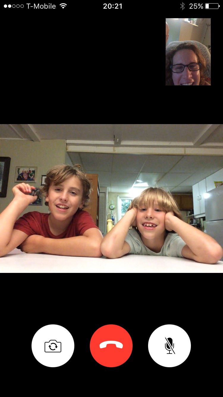 Day 57 - Facetime with Kids in Canada