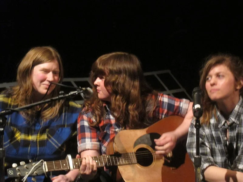 A performance with Becca Albee and Tami Hart in Emily Roysdon's project (A Gay Bar Called Everywhere (With Costumes and No Practice)) at The Kitchen, May 7, 2011. We sang Hazel Dicken's classic feminist folk song, Don't Put Her Down (If you helped put her there).
