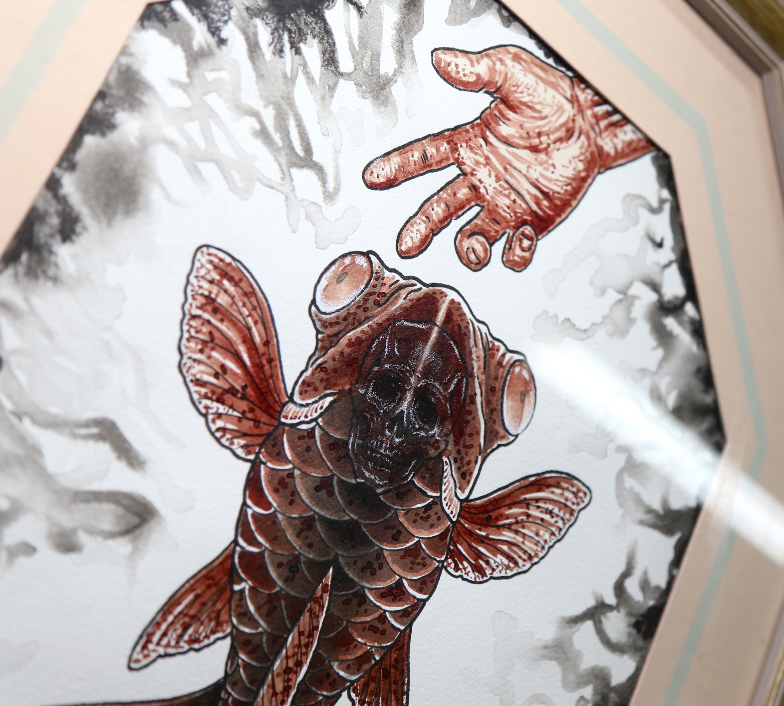 fish painting with my blood 2 enrique bernal ejay tattoo.JPG