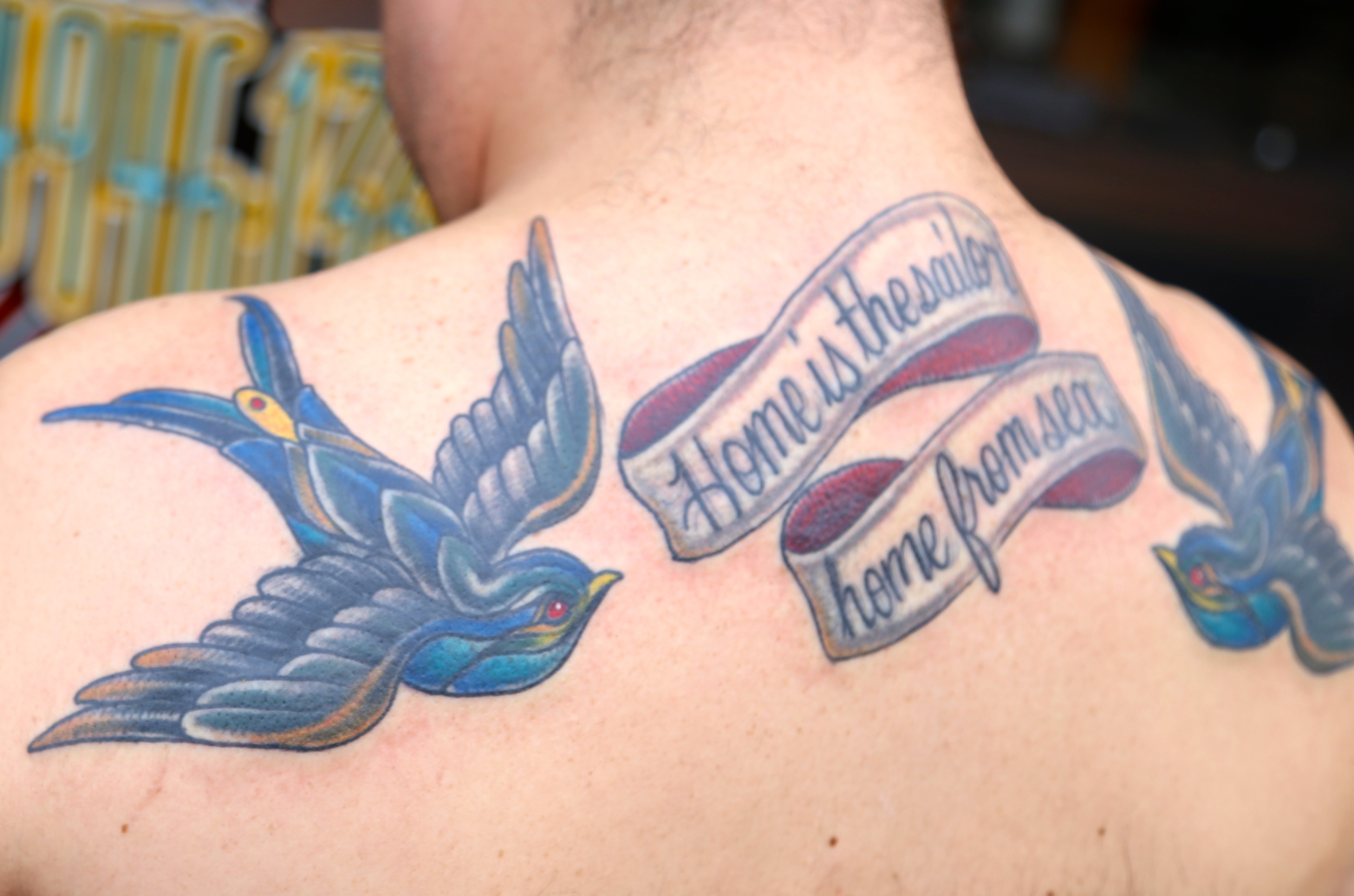 Birds saying some shit enrique bernal ejay tattoo.JPG