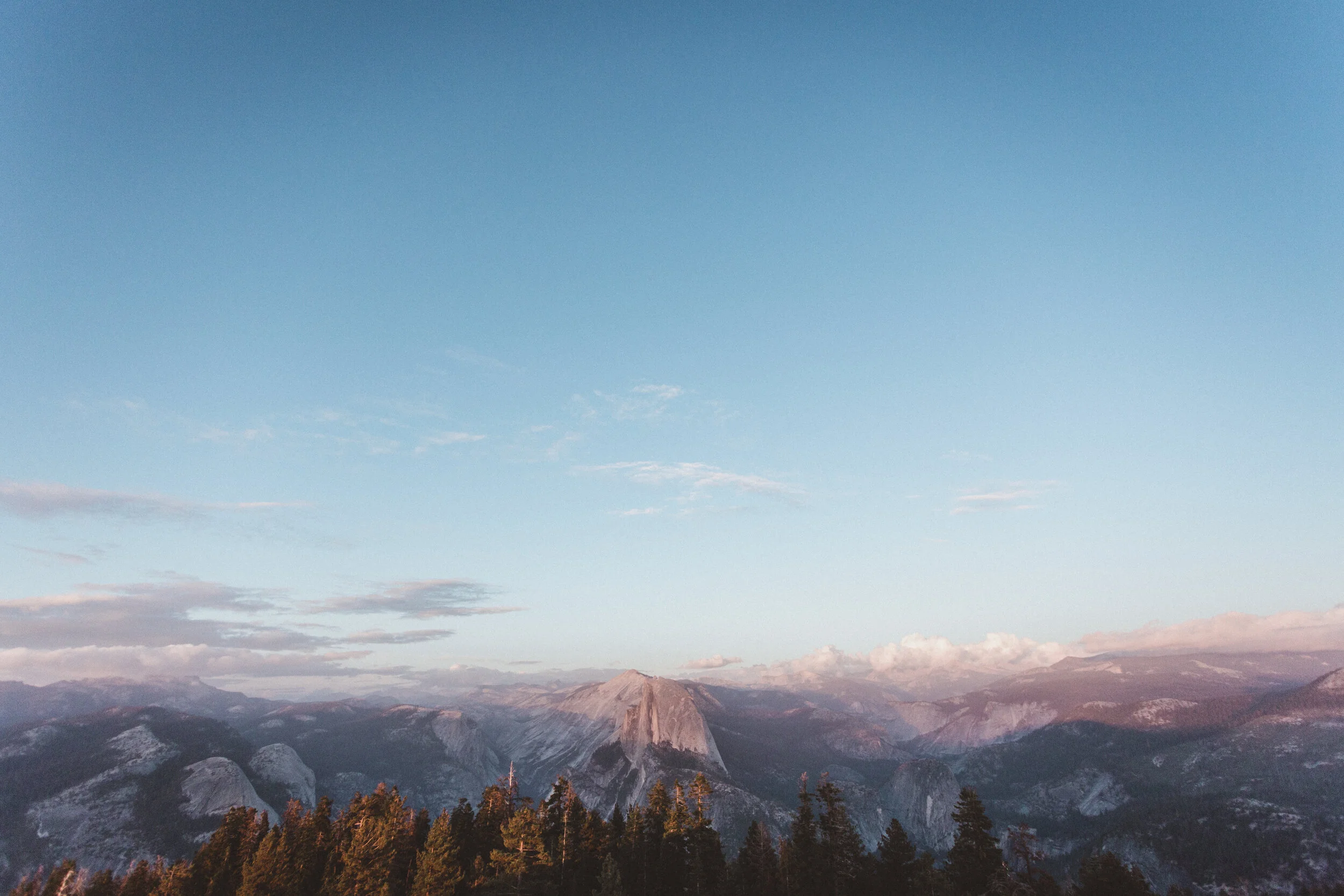 HALF DOME MOONRISE