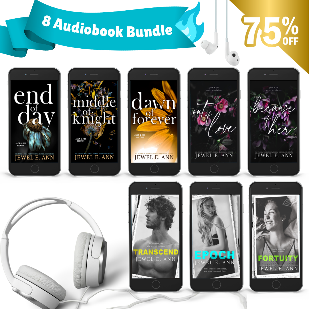 Image showing 8 audiobooks in a bundle