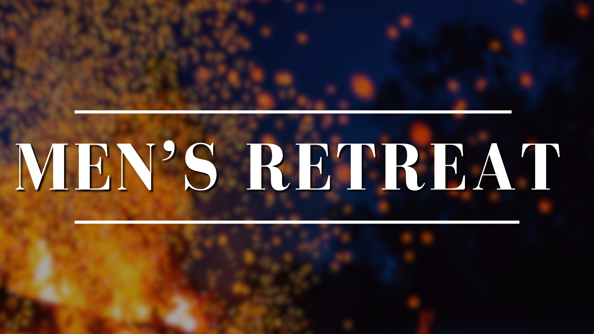 Men's Retreat Fall 2026